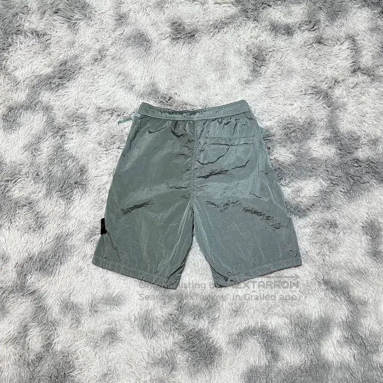 Stone Island Stone Island Metal nylon shorts light blue Size US 31 - 2 Thumbnail