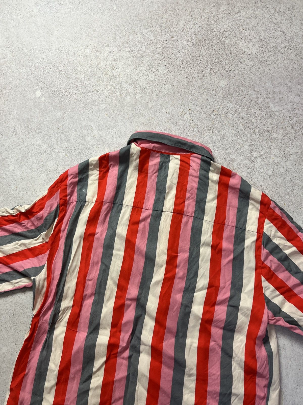 Sandro DDP Sandro Viscose Shirt Striped Luxury Summer Size L Size US L / EU 52-54 / 3 - 5 Thumbnail