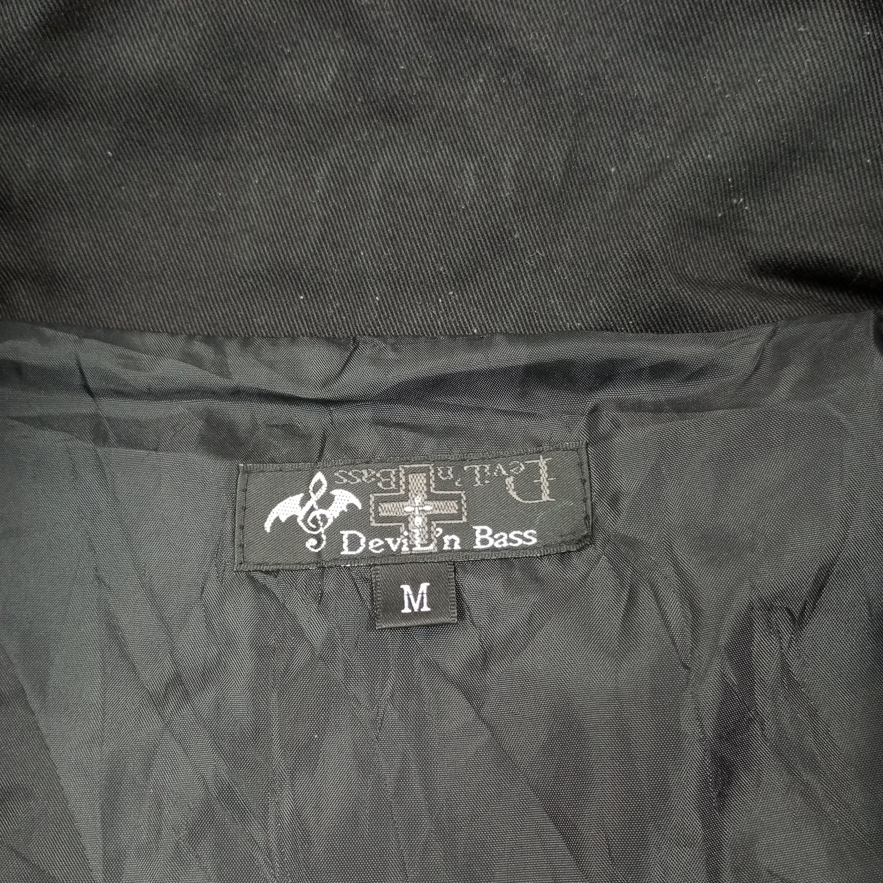 Vintage Devil'n Bass Punk Style Custom Art Jacket c215n9 Size US XS / EU 42 / 0 - 6 Thumbnail