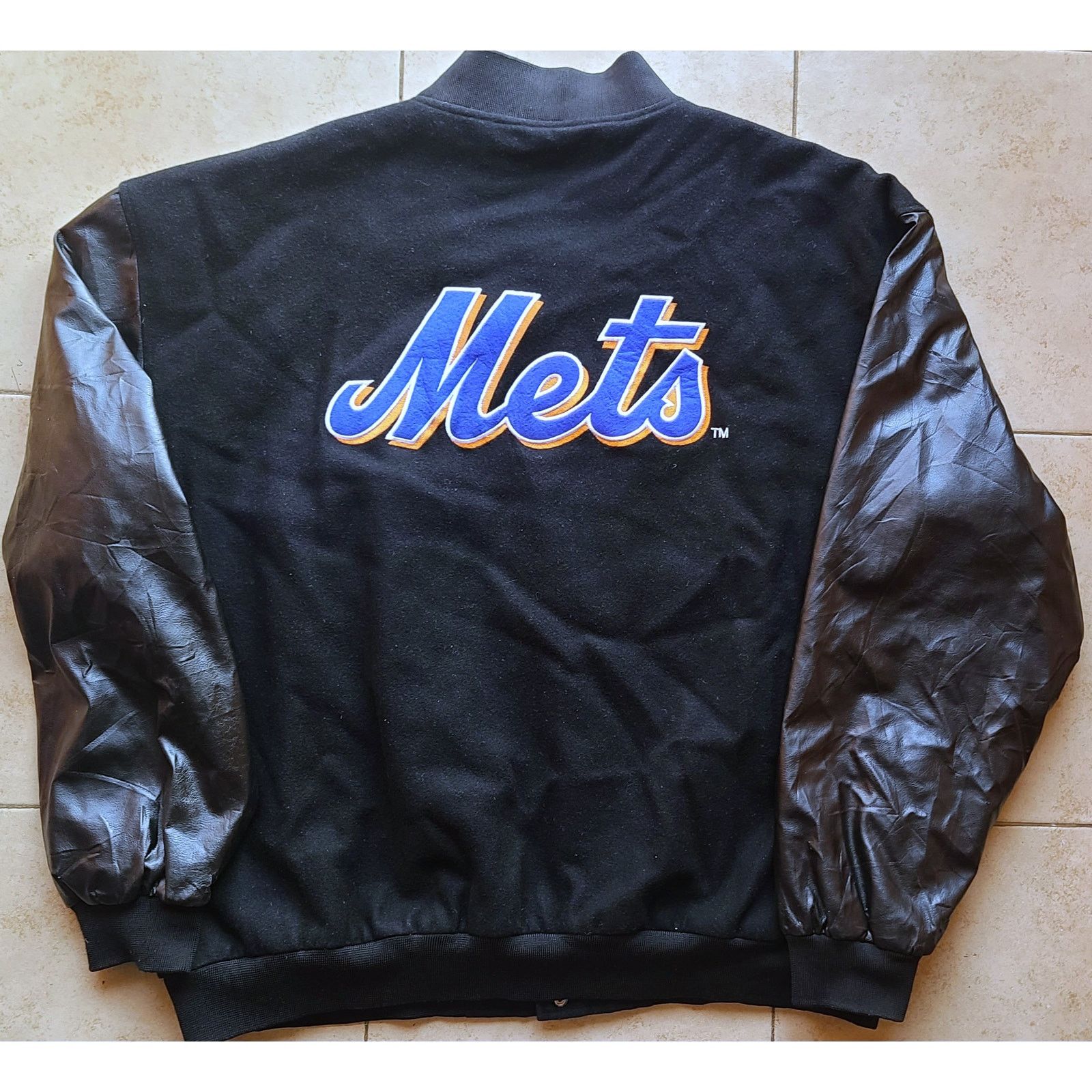 Jeff Hamilton × MLB New York Mets 90s JH varsity bomber 3XL blk MLB baseball vtg Size US XXL / EU 58 / 5 - 1 Thumbnail