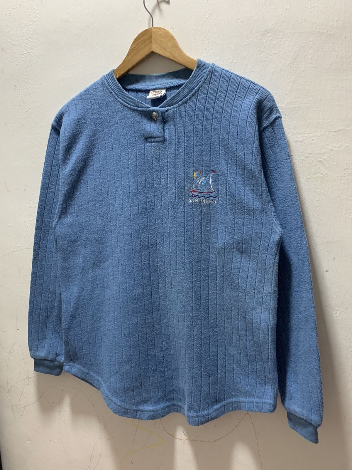 Vintage Vintage Crazy Shirt San Diego Blue Size XS / US 0-2 / IT 36-38 - 3 Thumbnail