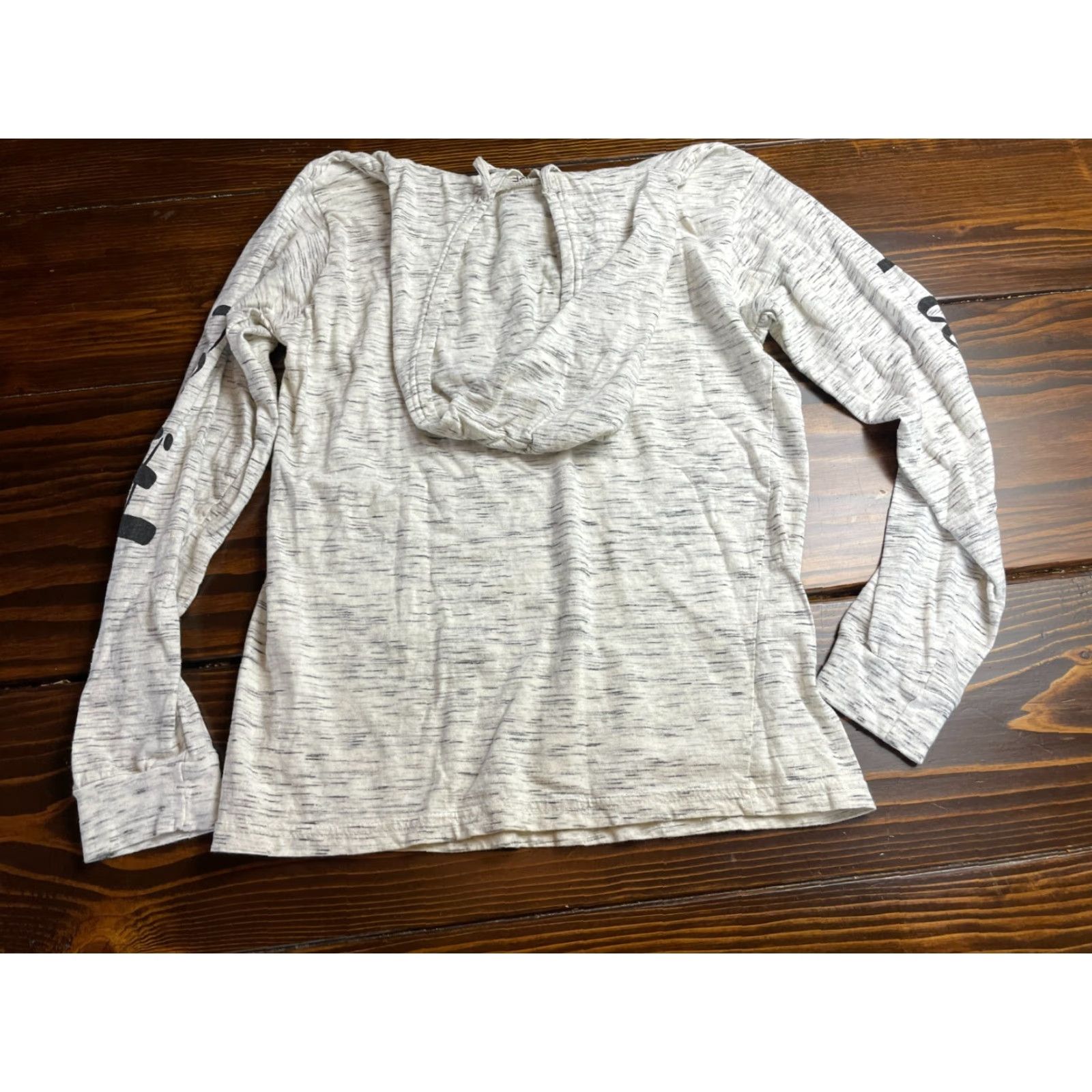 Vintage ON FIRE Sweater Women's Medium Hoodie Black Cream FAITH... Pullover Size M / US 6-8 / IT 42-44 - 2 Thumbnail