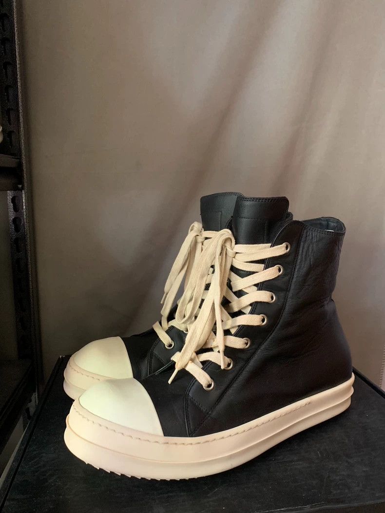 Rick Owens Rick Owens High-Top Leather Sneakers-yf Size US 9.5 / EU 42-43 - 1 Thumbnail