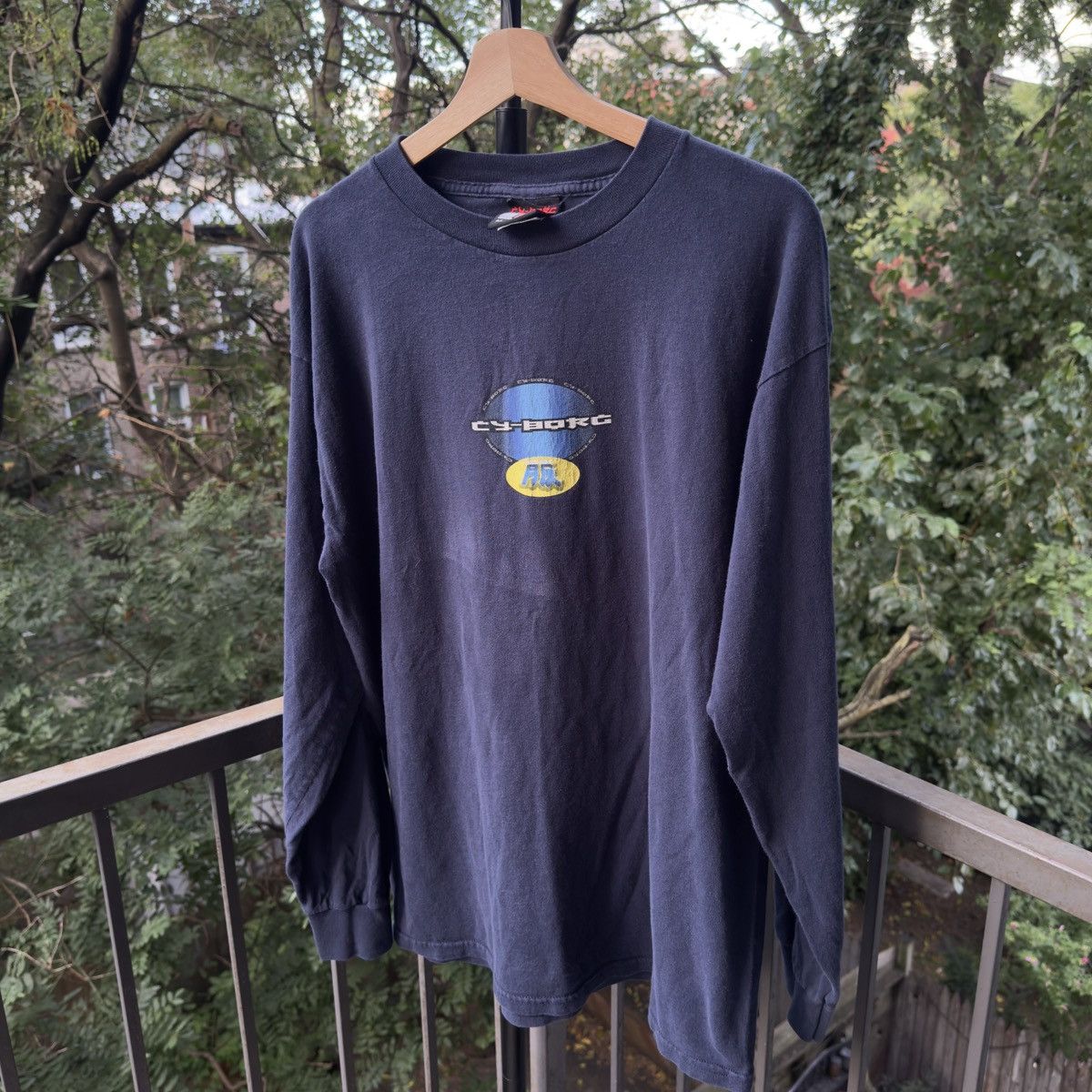 Vintage Vintage Cyborg Anime Shirt Faded Thrashed ERD Grunge Size US XL / EU 56 / 4 - 2 Thumbnail