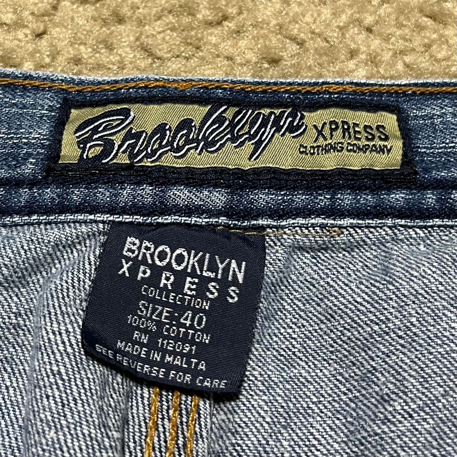 Other Y2K Brooklyn Xpress Baggy Skater Faded Embroidered Jorts 40W Size US 40 / EU 56 - 4 Thumbnail