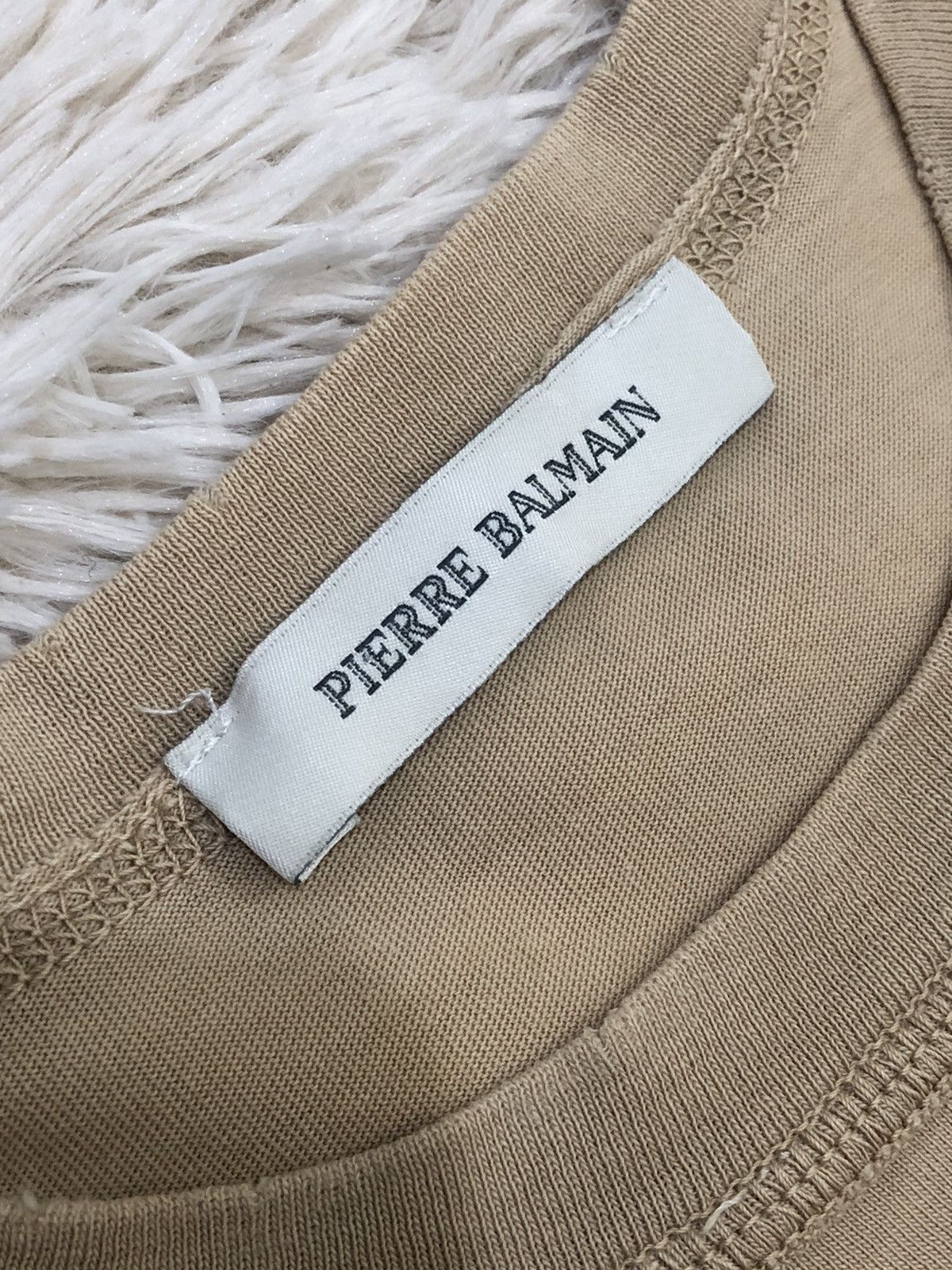 Balmain × Pierre Balmain Pierre Balmain Distressed Tee Size US XS / EU 42 / 0 - 2 Thumbnail