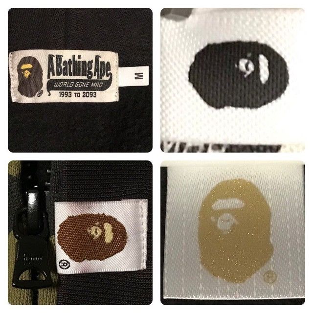 Bape BAPE 1st camo green x black full zip hoodie a bathing ape Size US M / EU 48-50 / 2 - 6 Thumbnail