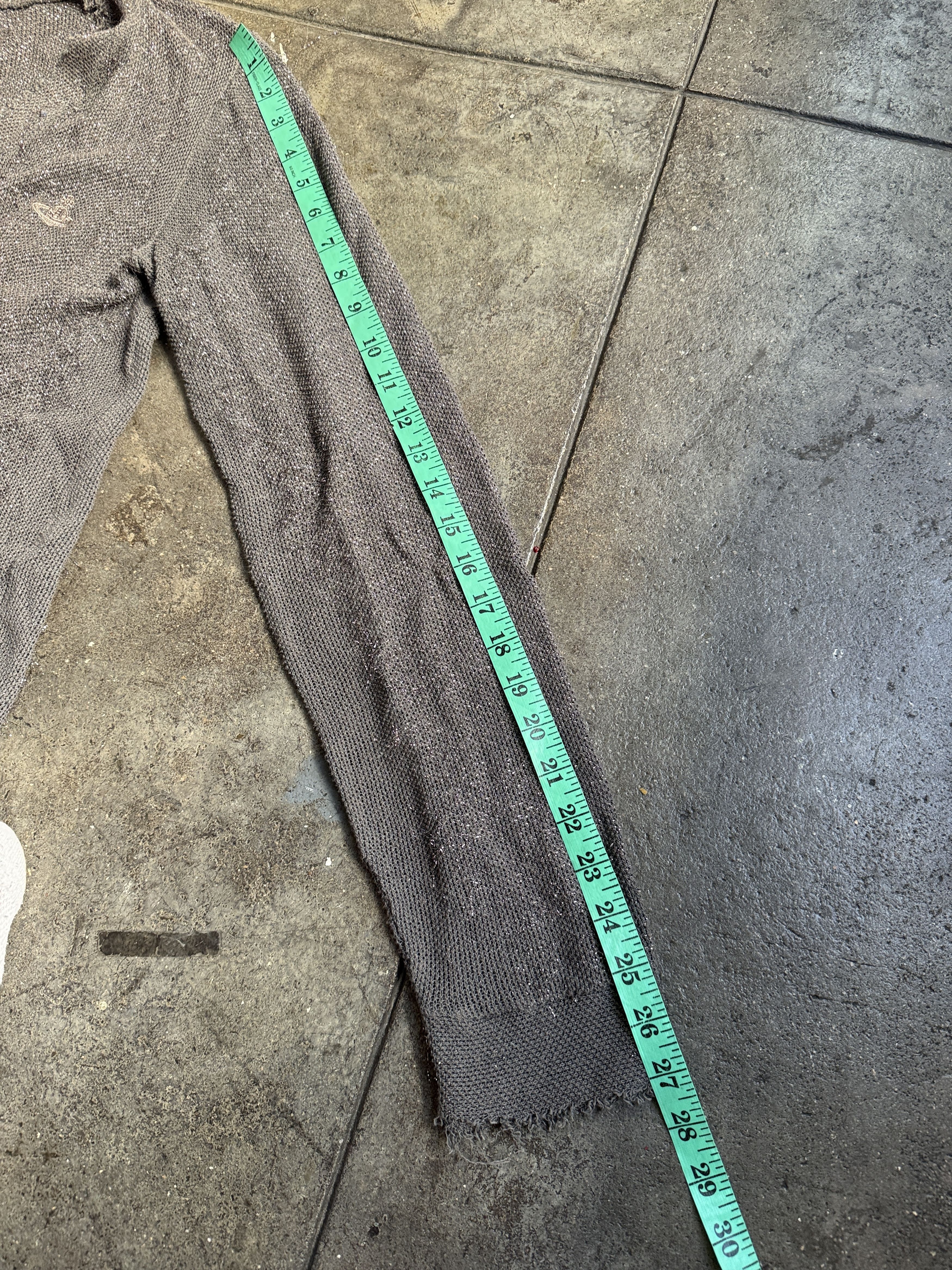 1/1 Sample Anglomani 2-way Cardigan w/ Silver Loose Thread