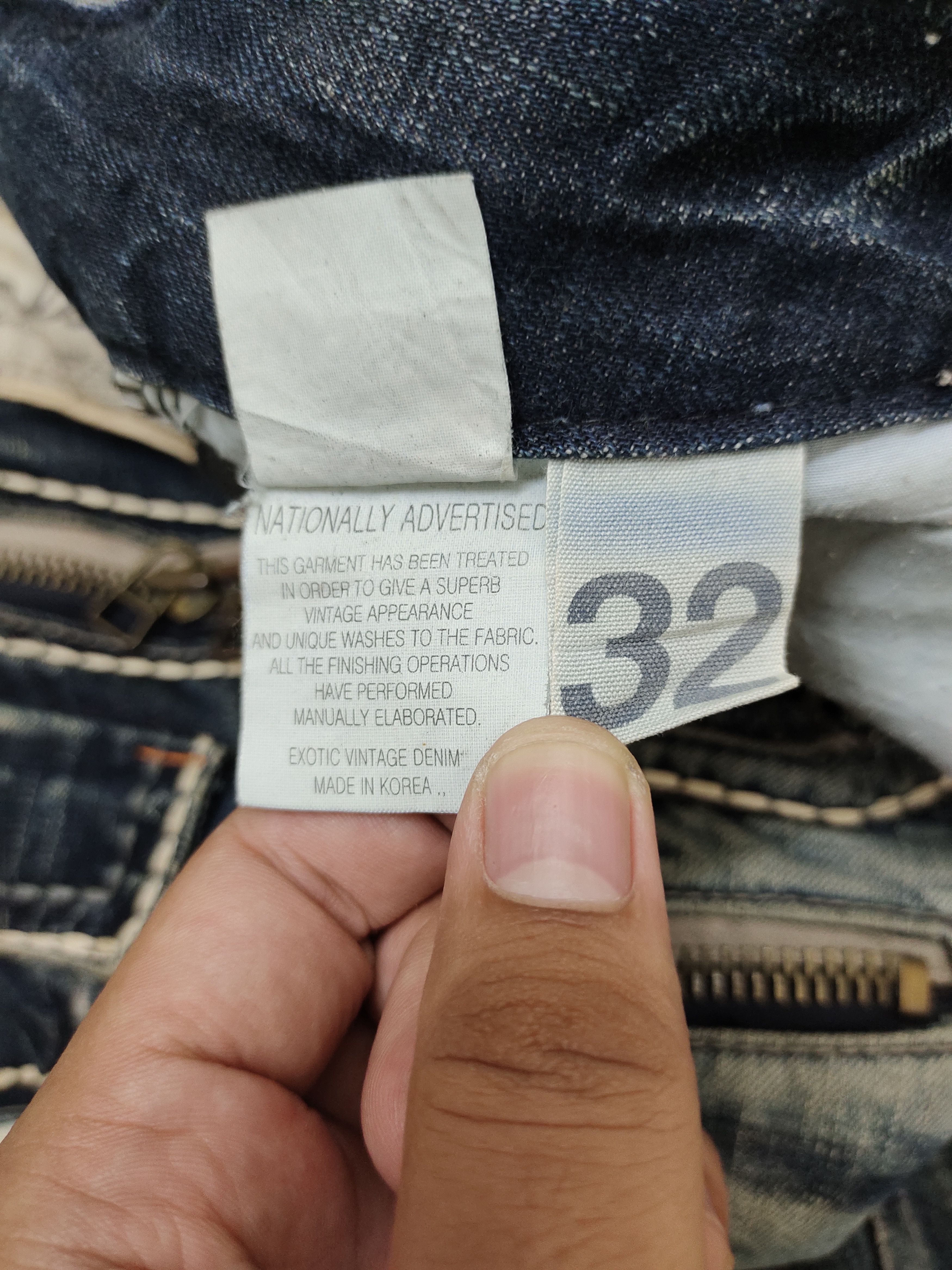 Kapital Vintage Y2k Lolita Distress Faded Jeans True Religion Styles Size US 32 / EU 48 - 19 Thumbnail