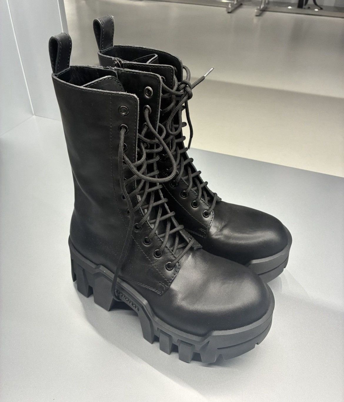 Balenciaga BALENCIAGA Bulldozer Lace-up boots Size US 7 / IT 37 - 9 Thumbnail