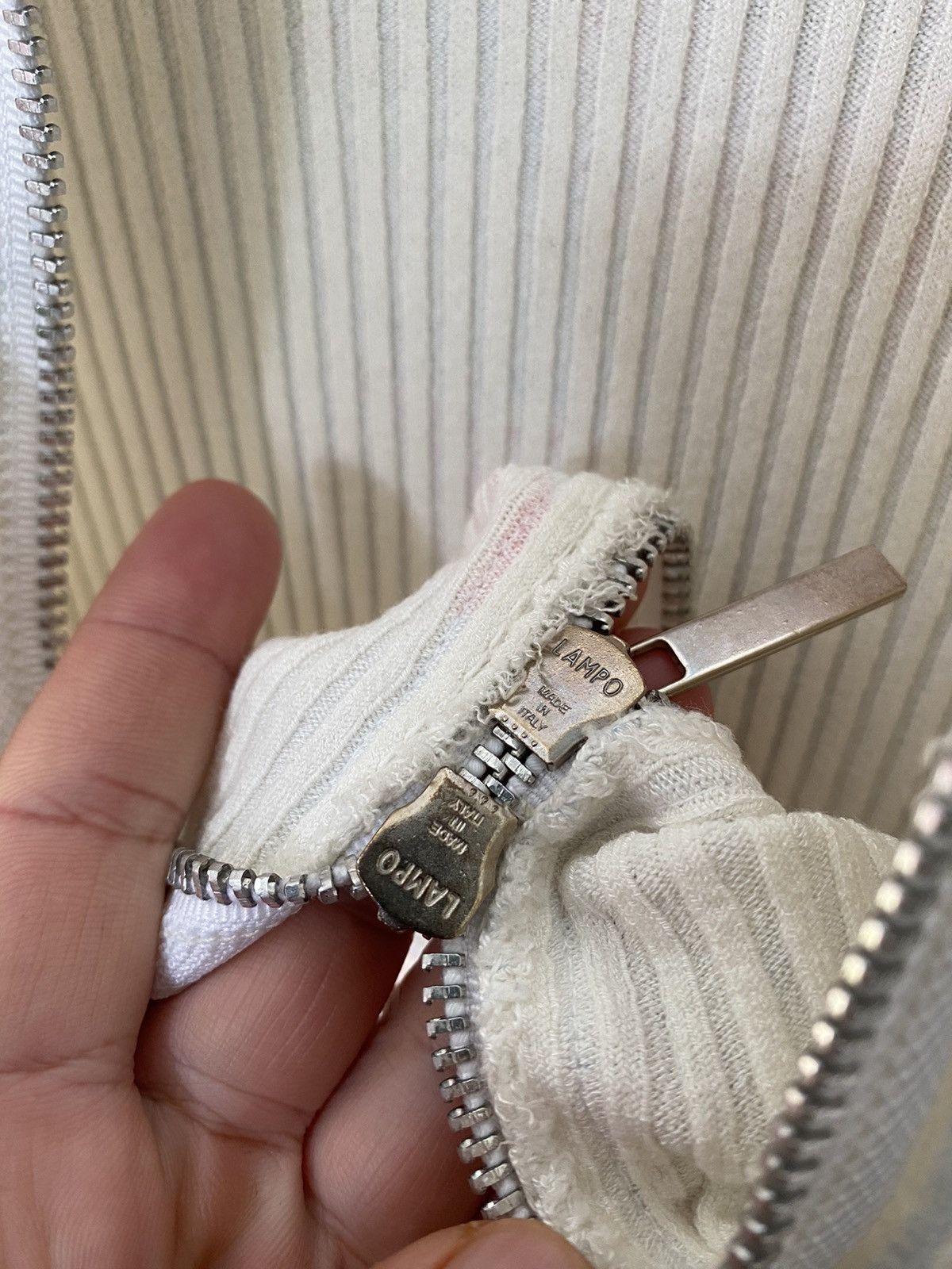 Japanese Brand 1990s Lampo Zipper filato knitting yarn Size M / US 6-8 / IT 42-44 - 11 Thumbnail