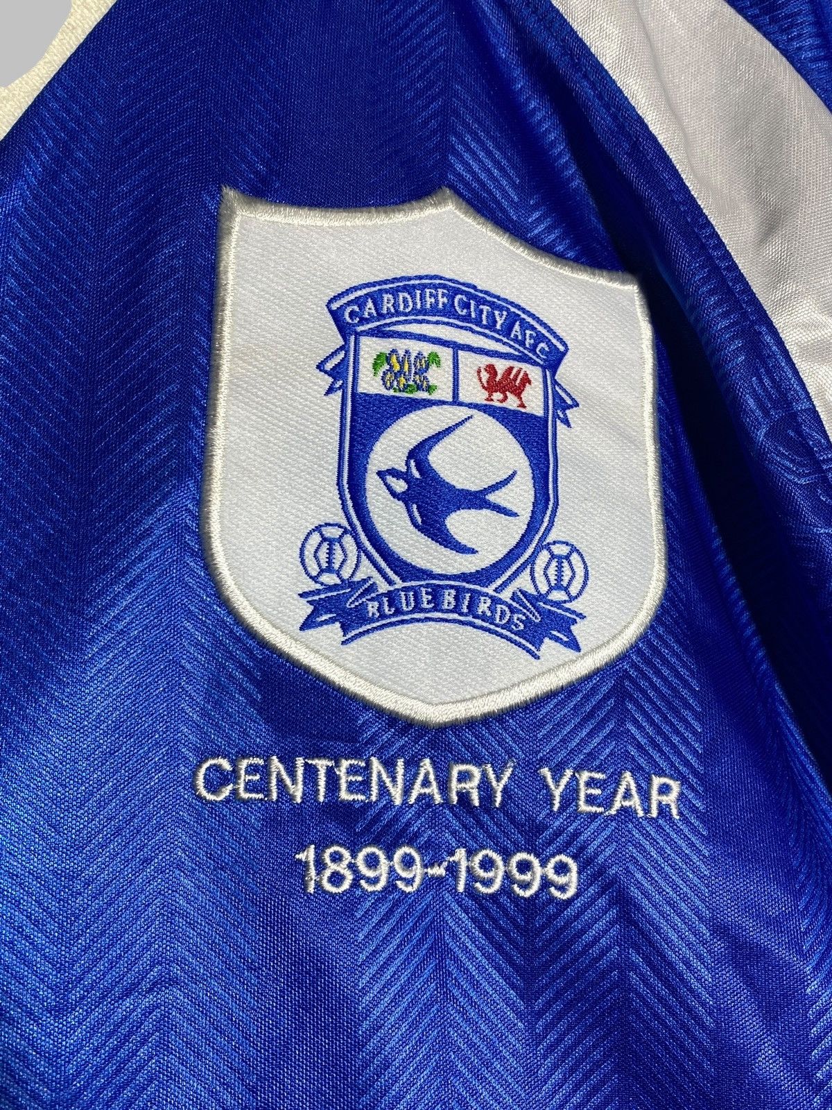 Vintage Vintage Cardiff City 1999 Home Football Shirt Soccer Jersey Size US XXL / EU 58 / 5 - 5 Thumbnail