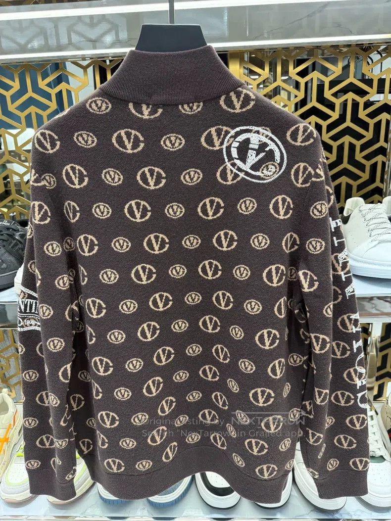 Valentino Valentino Coffee-colored old flower coat Size US S / EU 44-46 / 1 - 8 Thumbnail