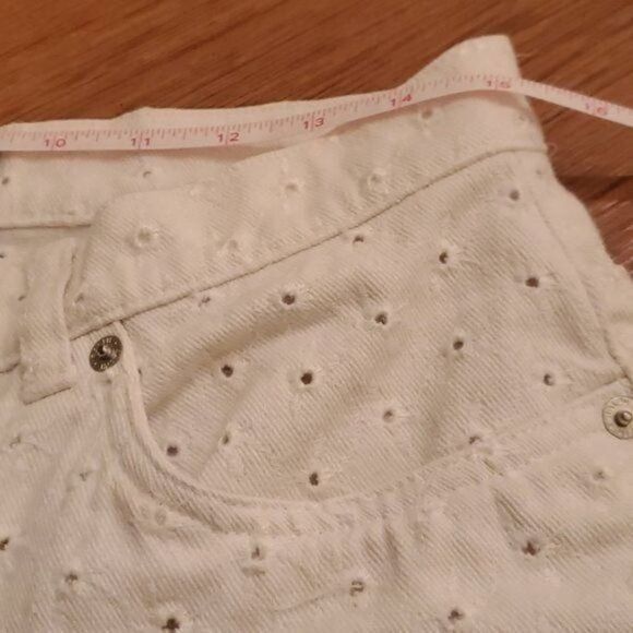 Ralph Lauren Black Label Ralph Ralph Lauren Black Label Vintage White Eyelet Cropped Size 34" / US 12 / IT 48 - 9 Thumbnail