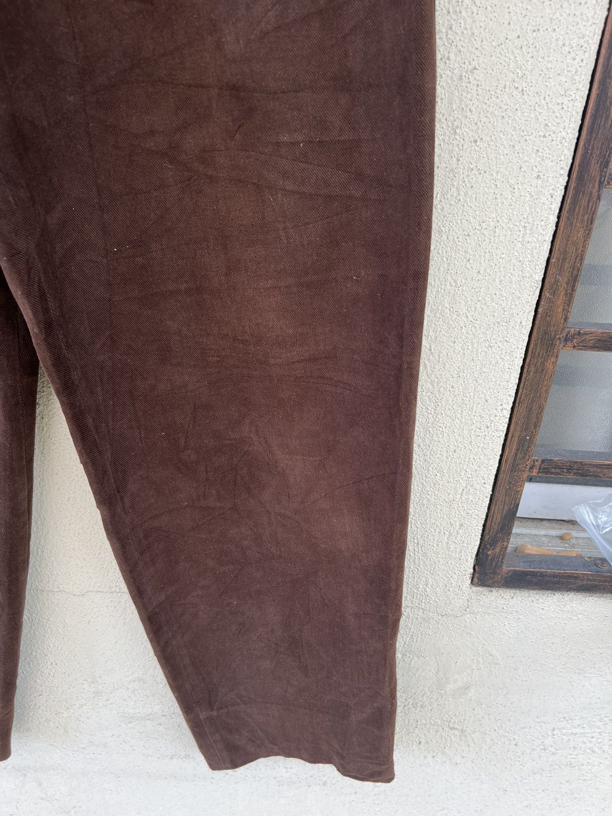 Mademoiselle Non Non Papas Japan X Tessuti Sondrio Baggy Gabardine Trouser Pant Size US 29 - 12 Thumbnail