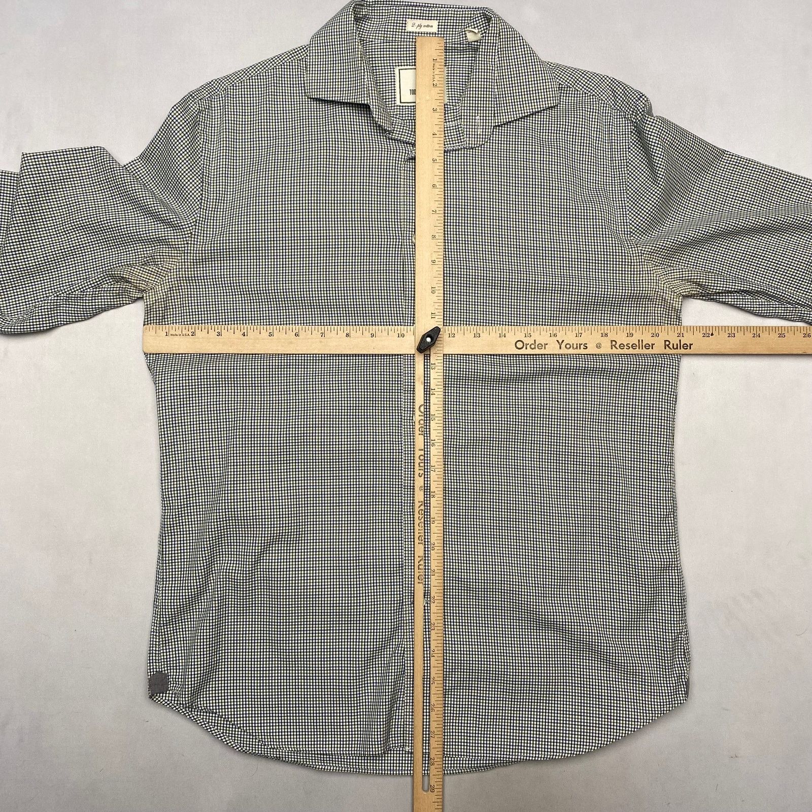 Todd Snyder Todd Snyder Gingham Check Button Up Shirt Men's 15.5 32/33 Size US M / EU 48-50 / 2 - 6 Thumbnail