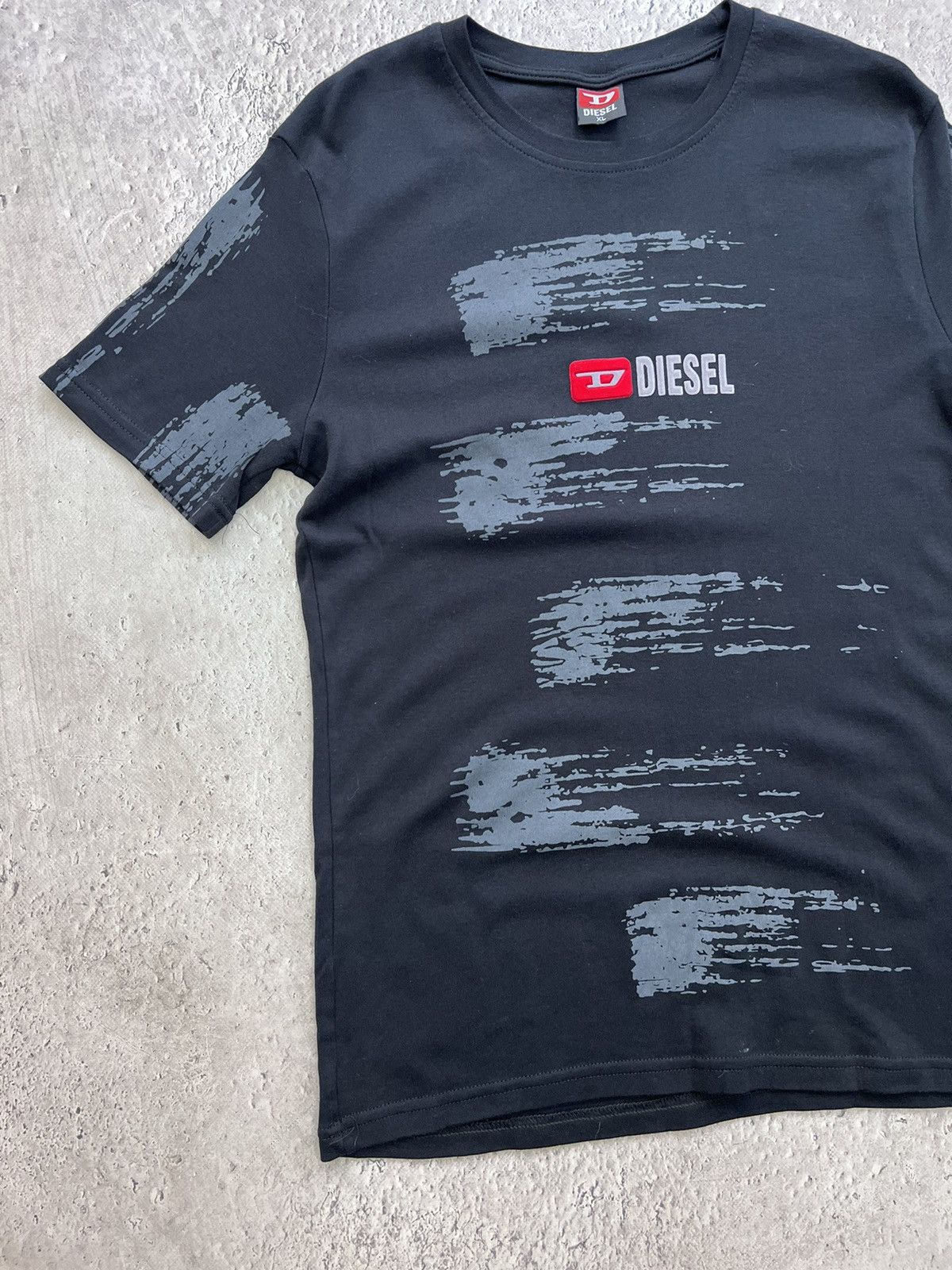 Designer × Diesel VINTAGE DISTRESSED PAINT LOGO DIESEL T-shirt longsleeve Size US M / EU 48-50 / 2 - 2 Thumbnail