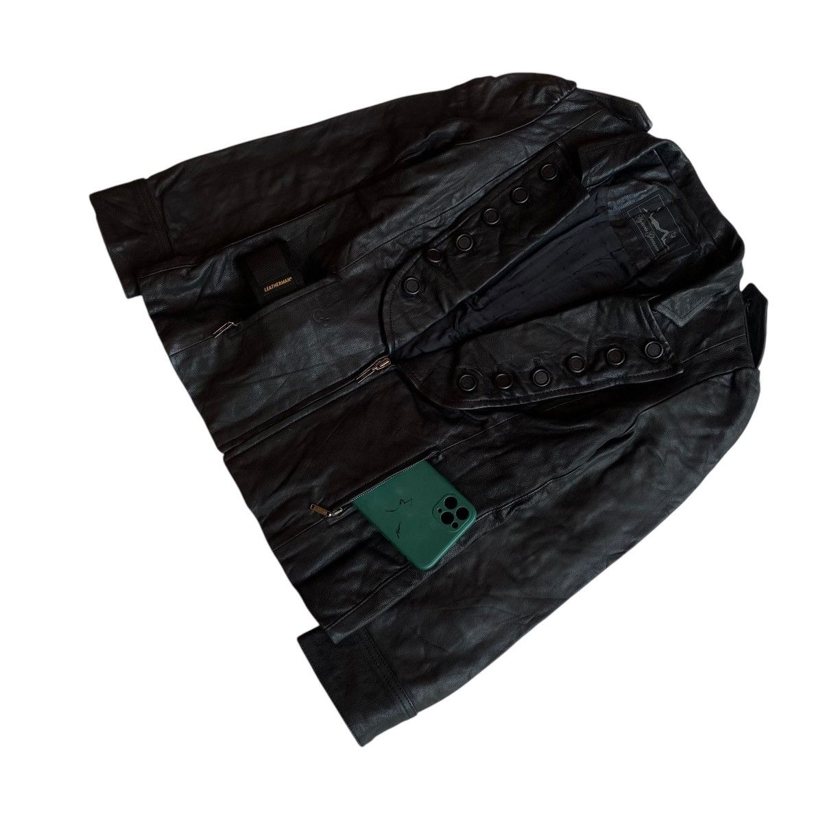 Hysteric Glamour Hysteric Glamour Napoleon Leather Jacket Size US XS / EU 42 / 0 - 3 Thumbnail