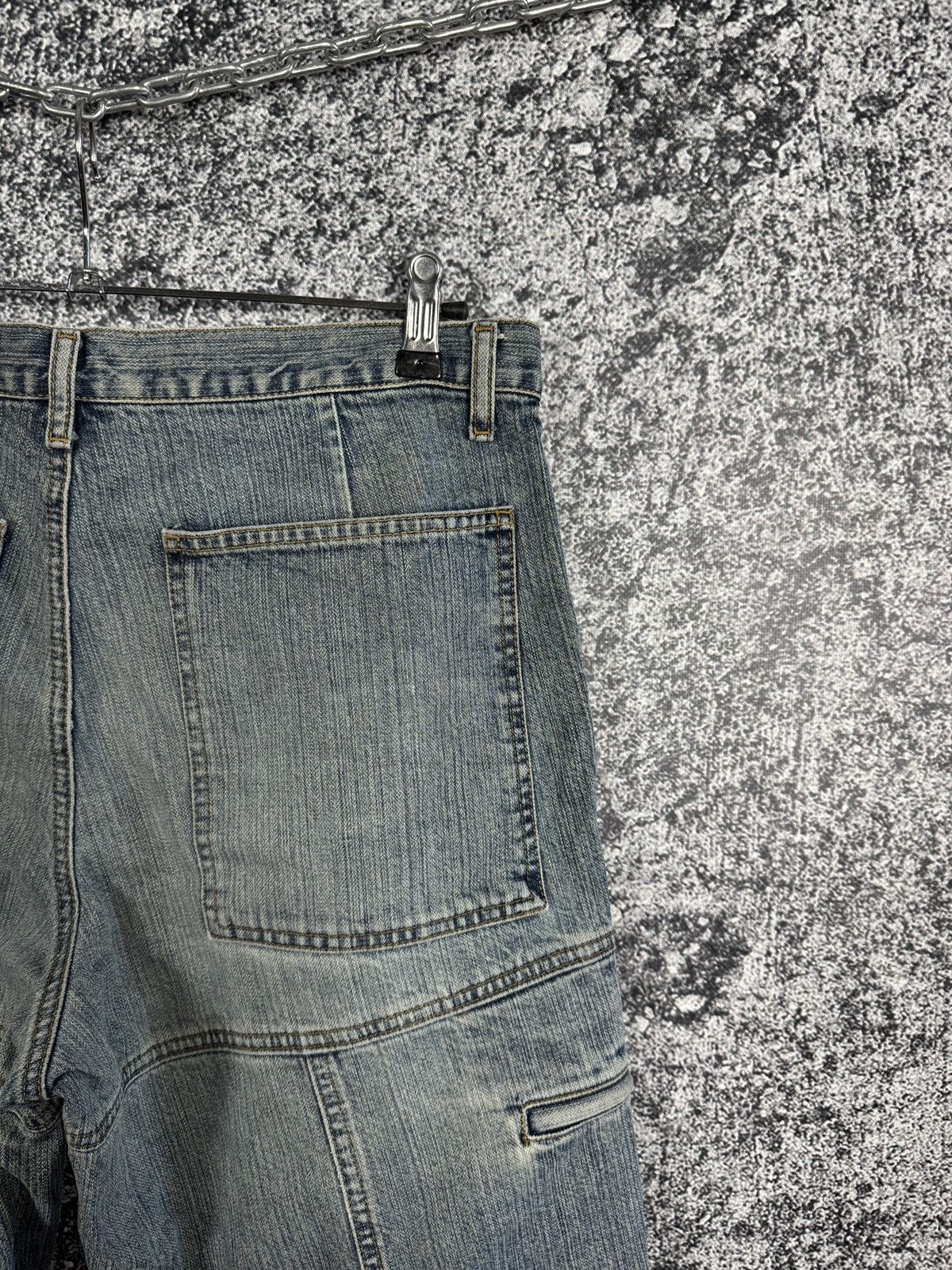 Neighborhood Vintage Neighborhood NYC Cargo Denim Pants Utility Techwear Size US 33 - 12 Thumbnail