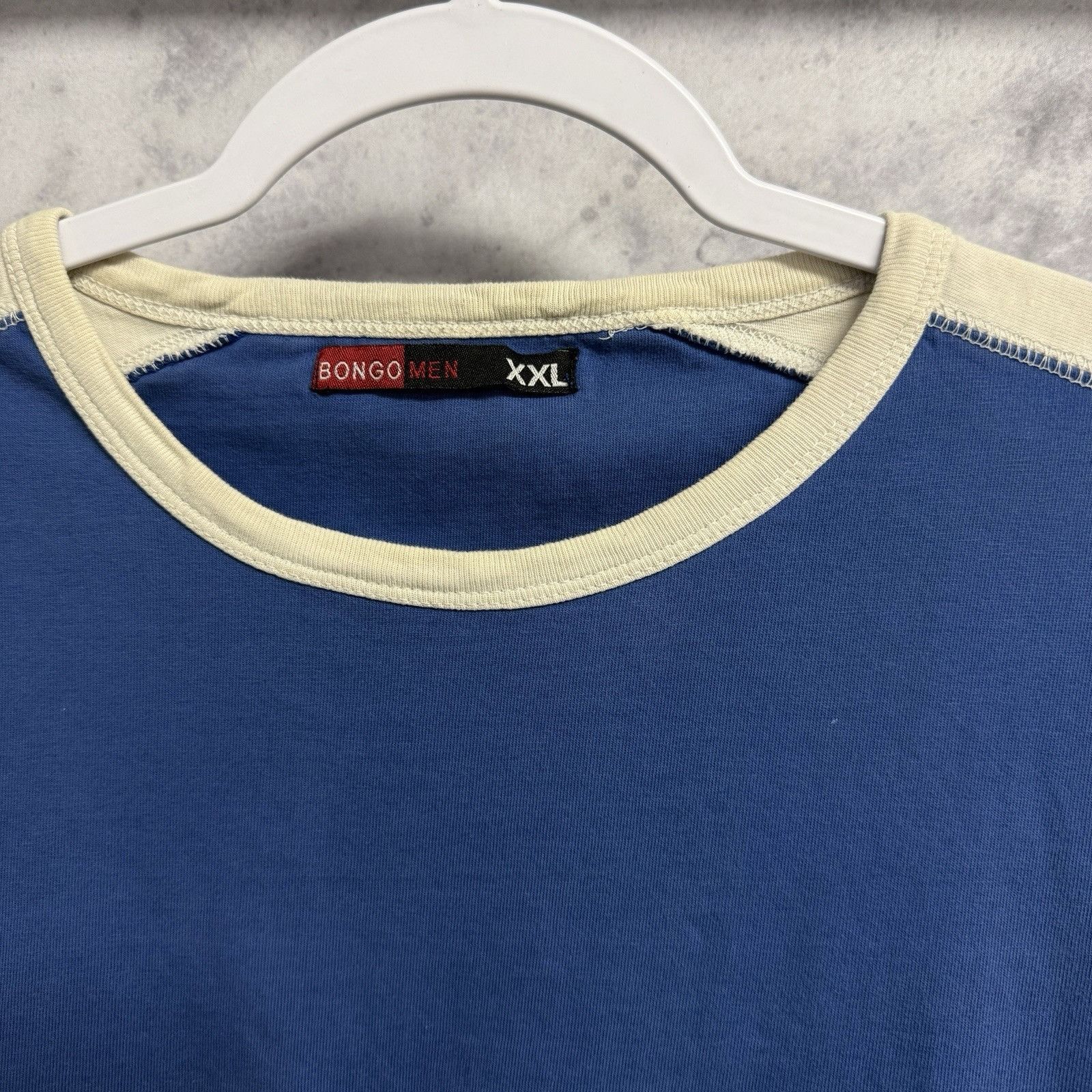 Vintage Vintage Bongo Mens Italia T Shirt Blue Short Sleeve Size US XXL / EU 58 / 5 - 8 Thumbnail