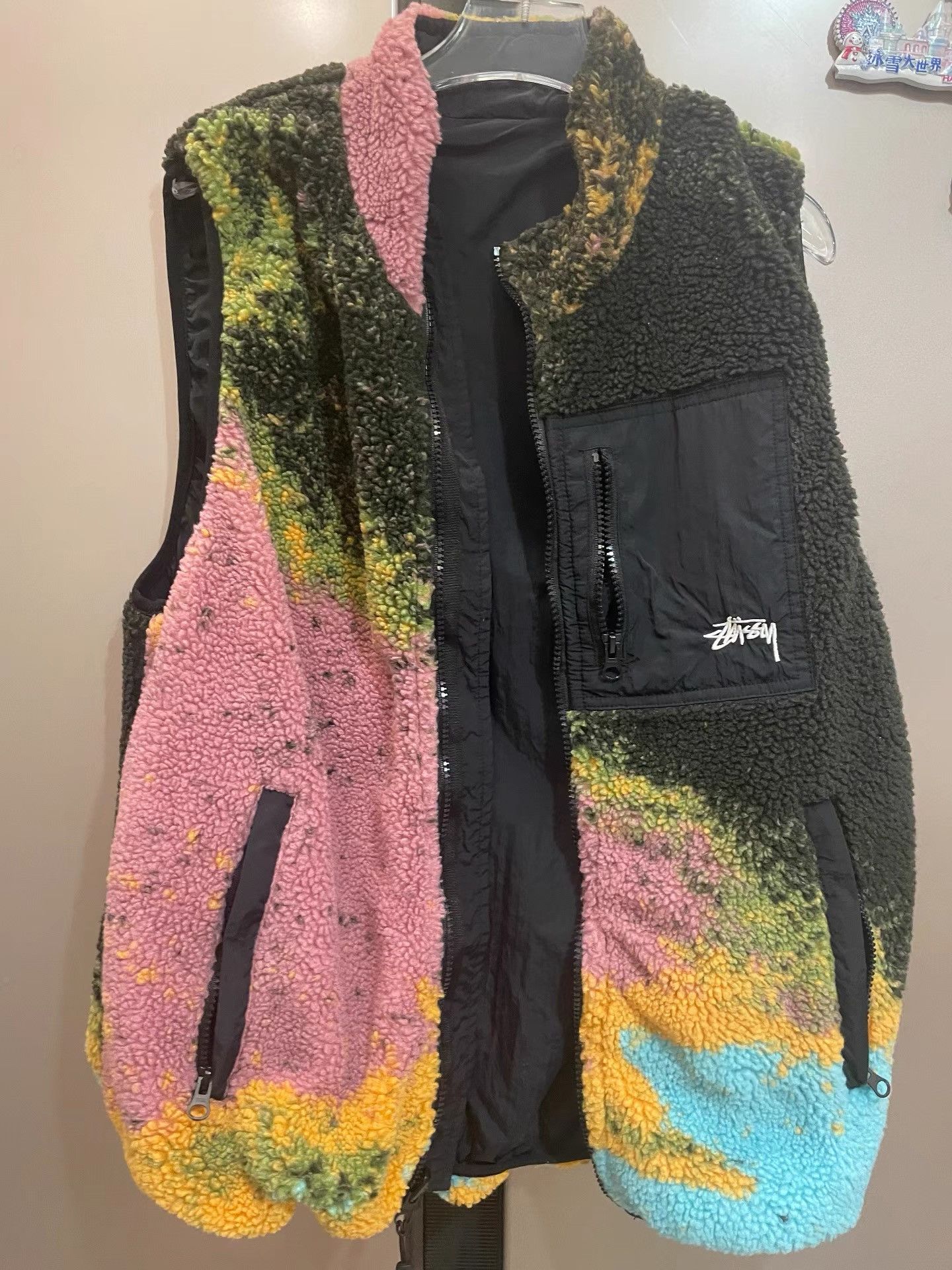 Stussy Stussy Holiday Series Jacquard Dyed Fleece Vest K31 Size S / US 4 / IT 40 - 1 Thumbnail