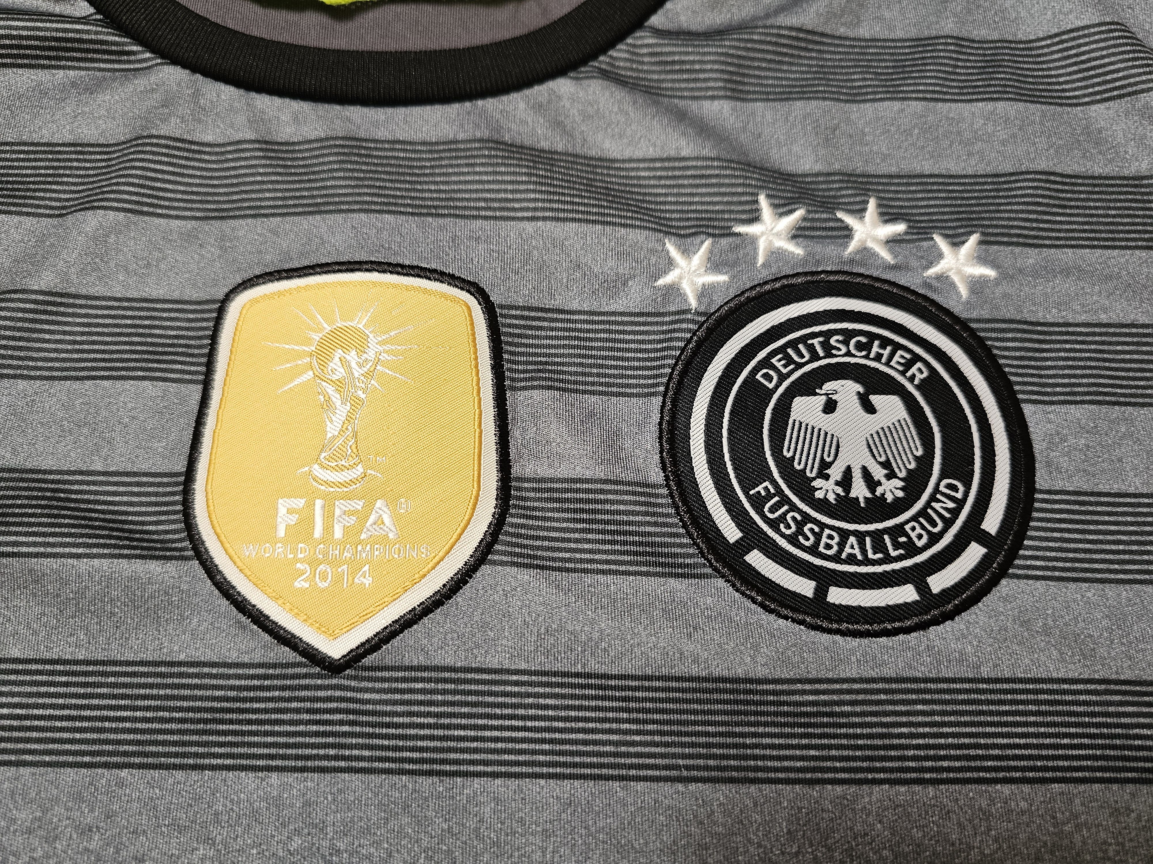 Adidas GERMANY 2016 2017 AWAY FOOTBALL SHIRT SOCCER JERSEY L/XL Size US L / EU 52-54 / 3 - 4 Thumbnail