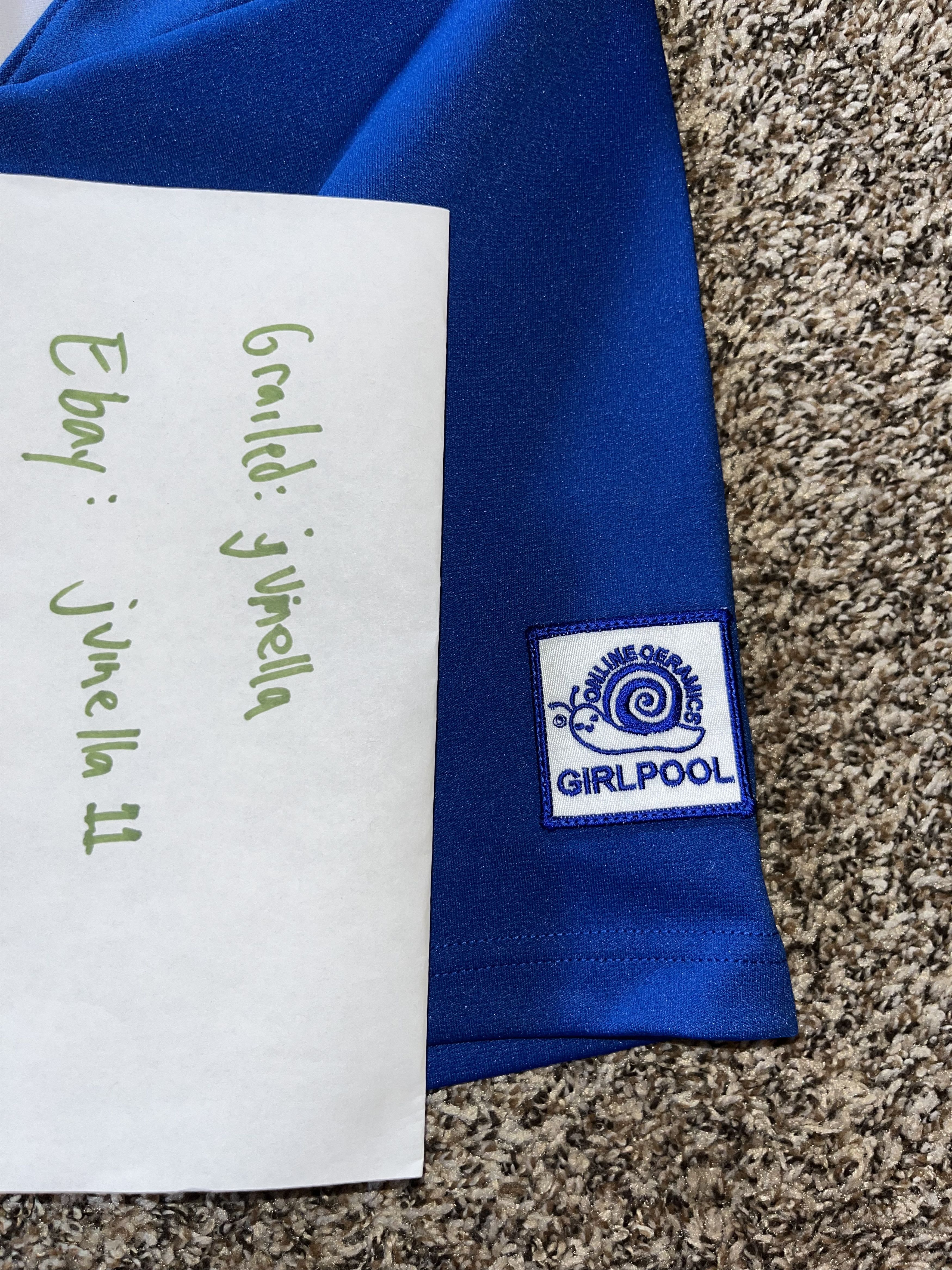Online Ceramics Online ceramics girlpool football jersey size L brand new Size US L / EU 52-54 / 3 - 5 Thumbnail