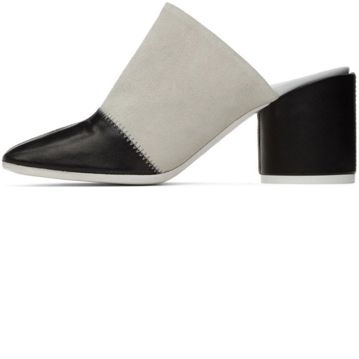 Maison Margiela MM6 Leather Heels Size US 7 / IT 37 - 3 Thumbnail