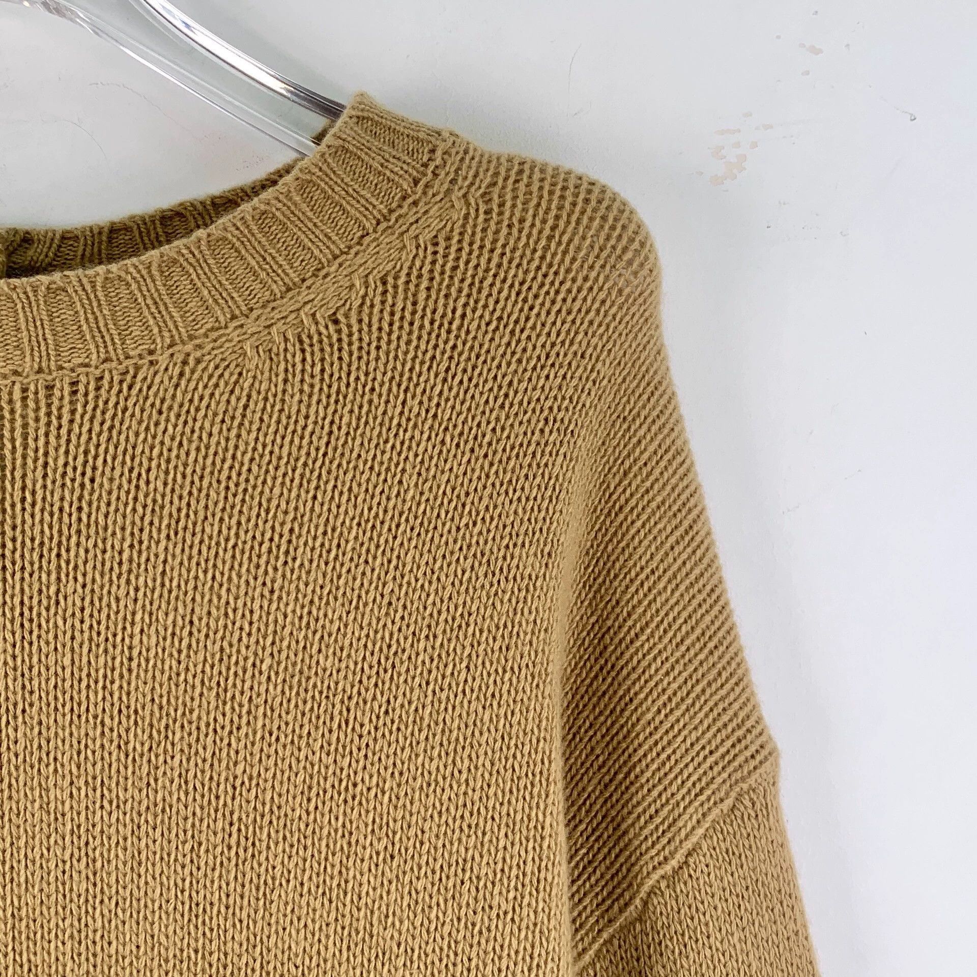 Prada KW0810 Prada Brown Wool Crew Neck Long Sleeve Knit Cardigan Size M / US 6-8 / IT 42-44 - 3 Thumbnail