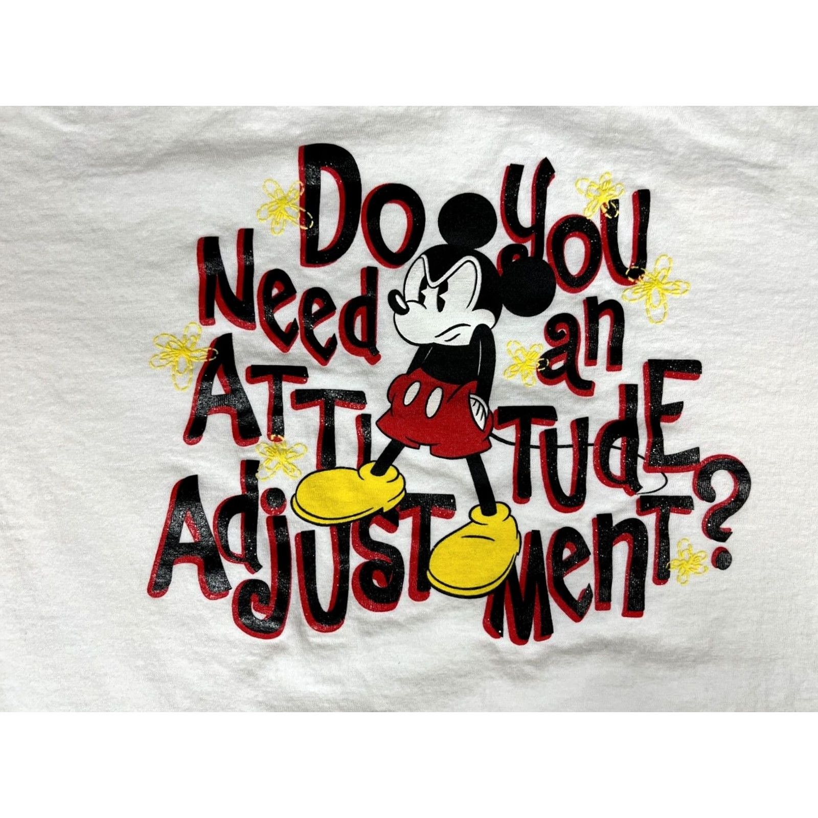 Disney VINTAGE Disney Mickey Mouse T-Shirt M Adult Shirt Mens Disney Mickey Mouse Cotton White Short Sleeve Crew Neck Regular Fit Size US M / EU 48-50 / 2 - 3 Thumbnail