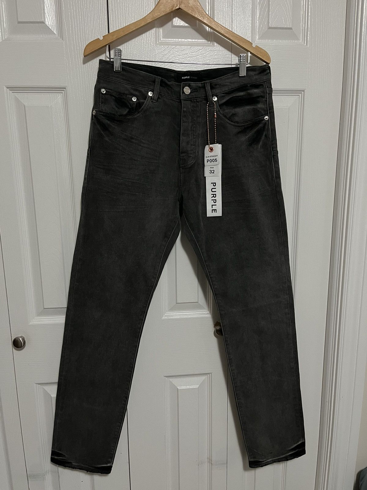Purple Brand Purple P005 Dark Grey Denim Size US 32 / EU 48 - 1 Thumbnail