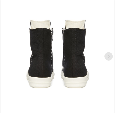 Rick Owens Drkshdw Rick Owens DRKSHDW Black High Top Sneakers Women's Size 38.5 Size US 8.5 / IT 38.5 - 8 Thumbnail