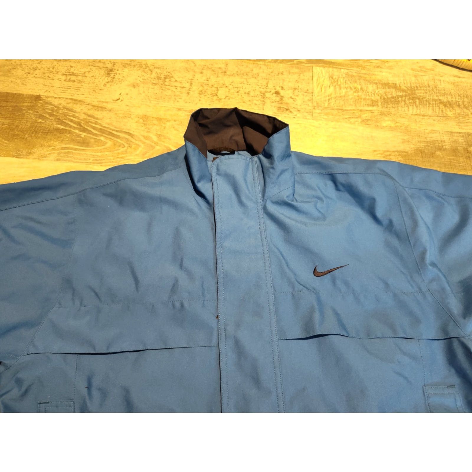 Nike Vtg Nike Golf Blue Mens Full Zip Bomber Jacket Vented Pockets Snap Size S Size US S / EU 44-46 / 1 - 7 Thumbnail