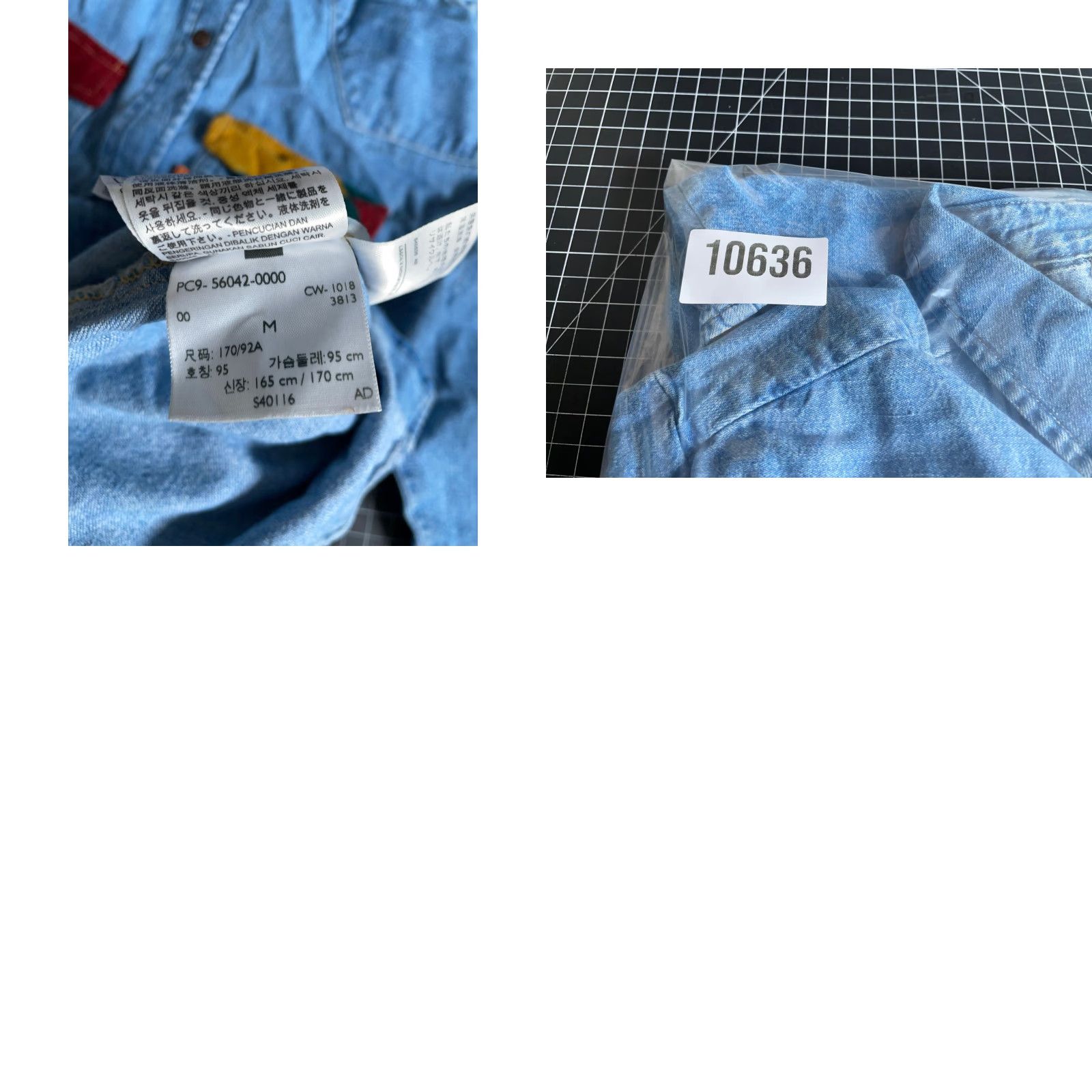 Levi's Levi's Denim Western Shirt Mens Medium Blue Corduroy Trim Snap Button #Orange Tab# 80s 90s Western Casual Workwear Size US M / EU 48-50 / 2 - 10 Thumbnail