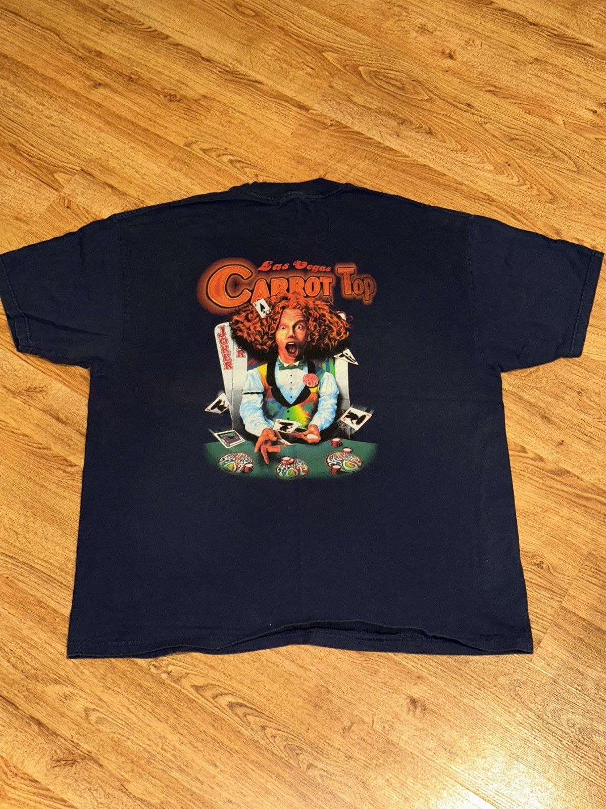 Vintage Vtg Las Vegas Carrot Top Comedian Poker Chip Graphic Tee 2XL Size US XXL / EU 58 / 5 - 6 Thumbnail