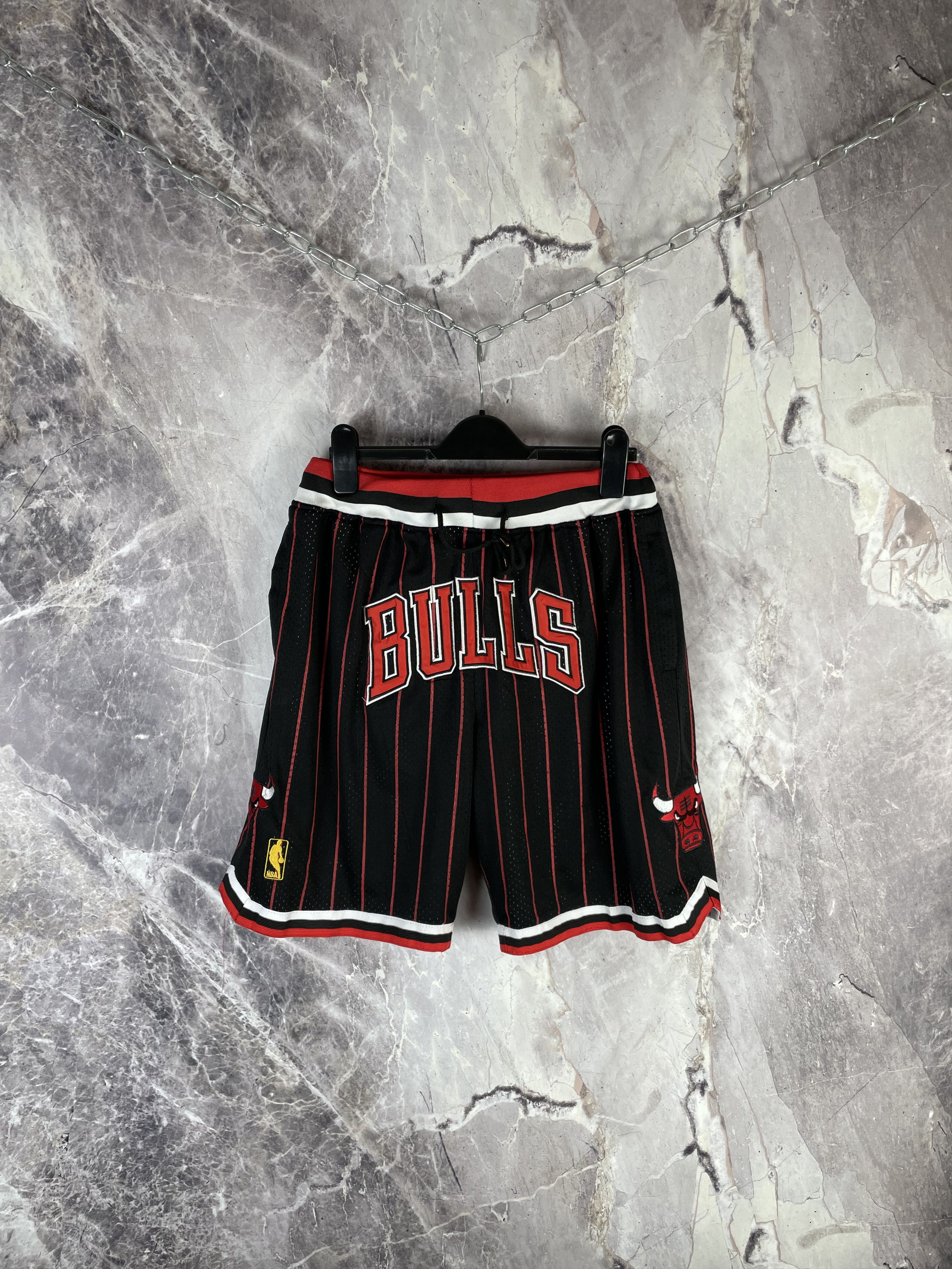 Just Don USA Chicago Bulls NBA 90s Style Retro Shorts
