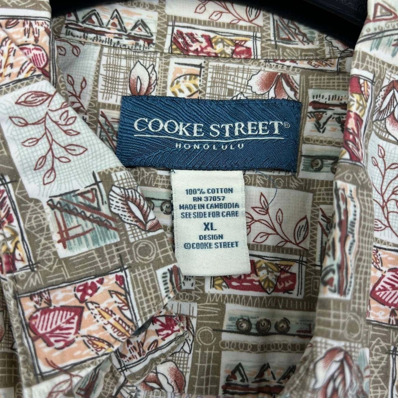 Other Cooke Street Shirt Men Extra Large Hawaiian Button Up Cotton Size US XL / EU 56 / 4 - 3 Thumbnail