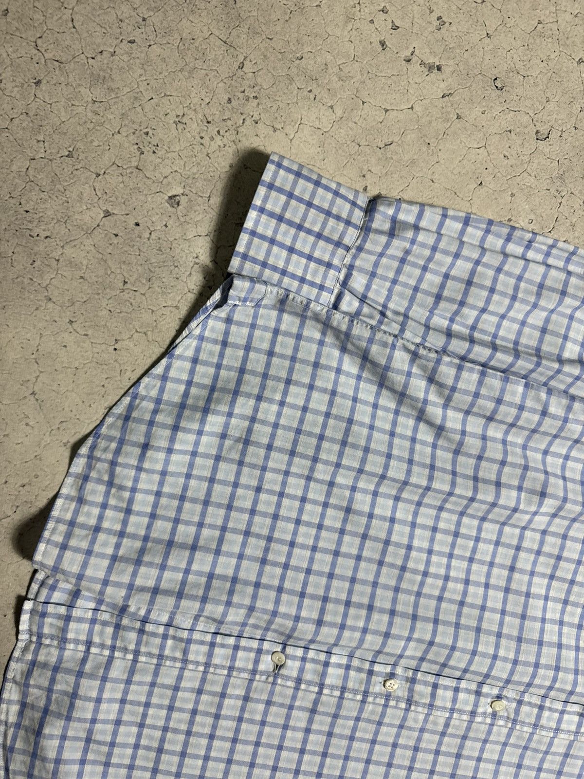 Brunello Cucinelli Brunello Cucinelli Check Button Up Luxury Shirt Size M Size US M / EU 48-50 / 2 - 3 Thumbnail