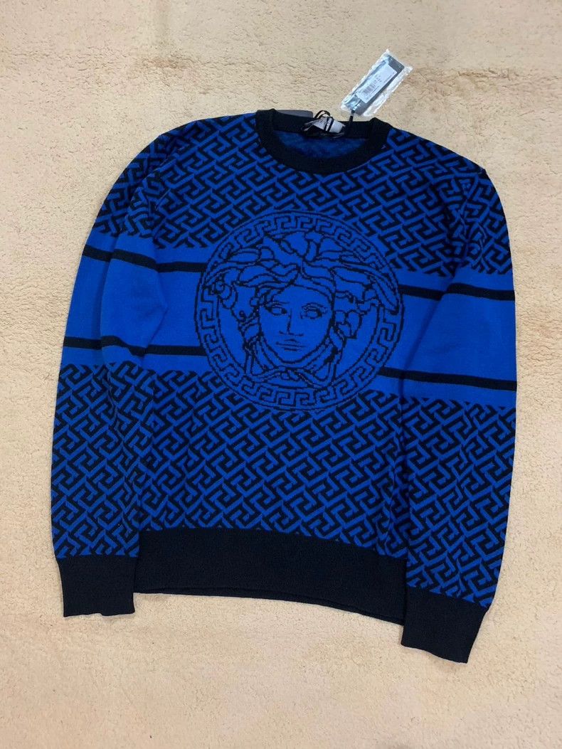 Versace Versace Men's back pattern Medusa wool Size US M / EU 48-50 / 2 - 3 Thumbnail