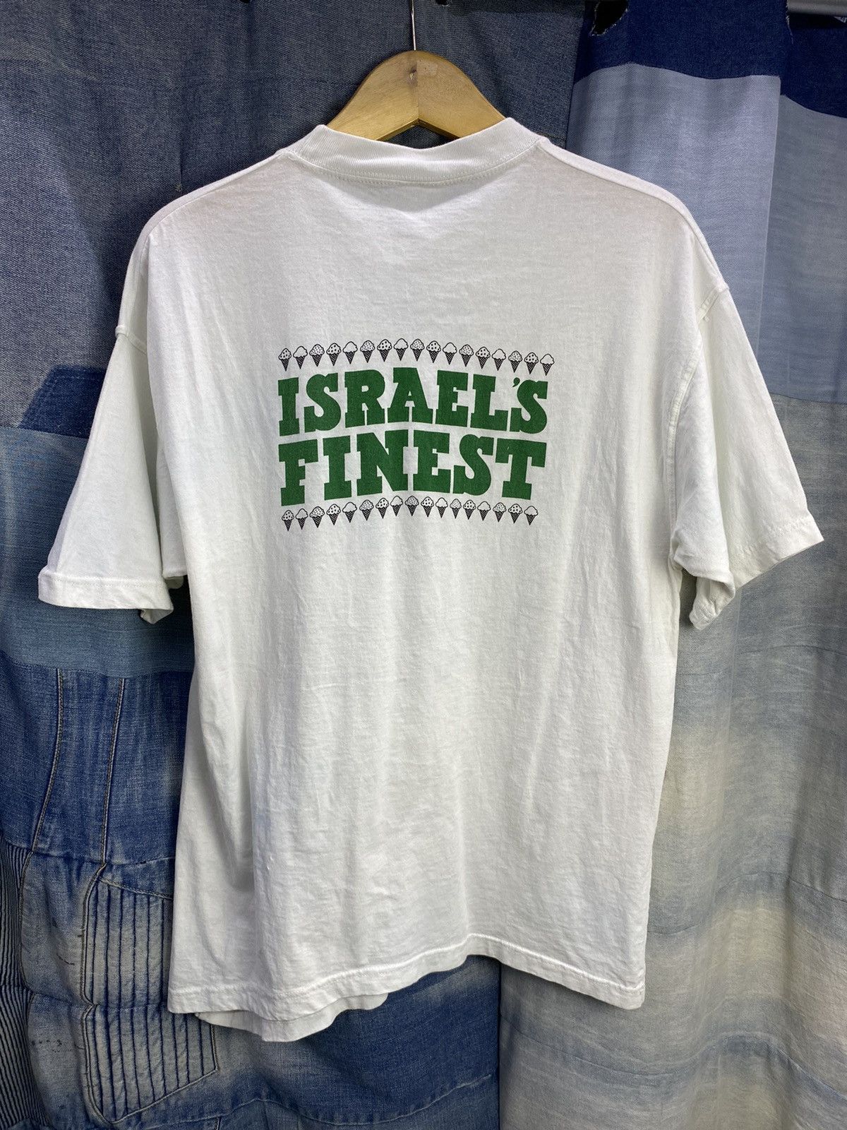 Band Tees × Vintage vintage ben & jerrrys tshirt f isr**l Size US L / EU 52-54 / 3 - 4 Thumbnail