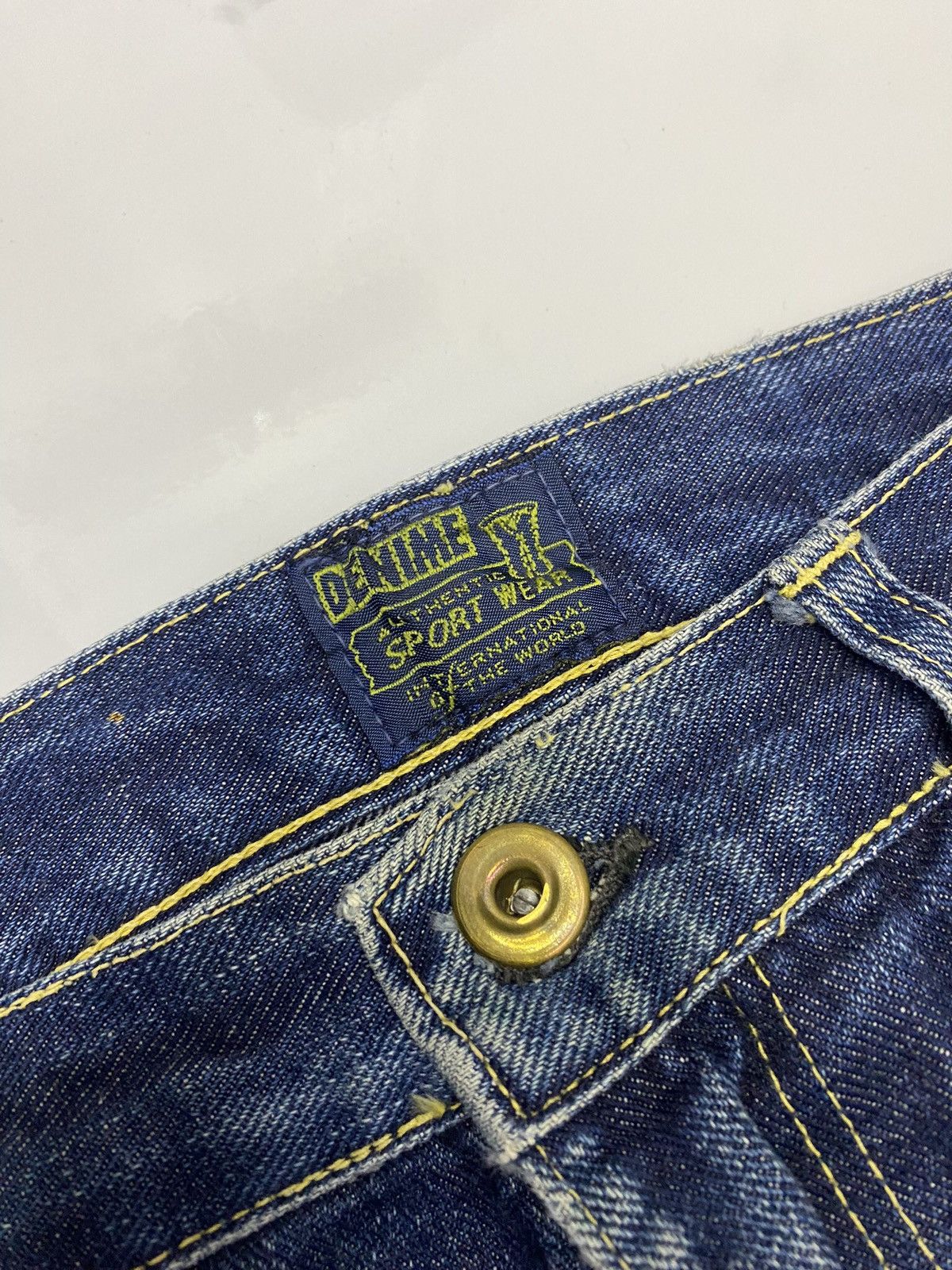 Denime × Japanese Brand Vintage Denime Distressed Denim Jeans Size US 31 - 7 Thumbnail