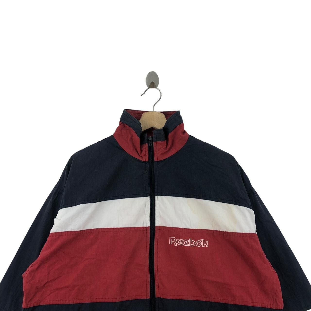Reebok Vintage 90’ REEBOK SPORTSWEAR Coach Jacket Windbreaker Size US L / EU 52-54 / 3 - 3 Thumbnail