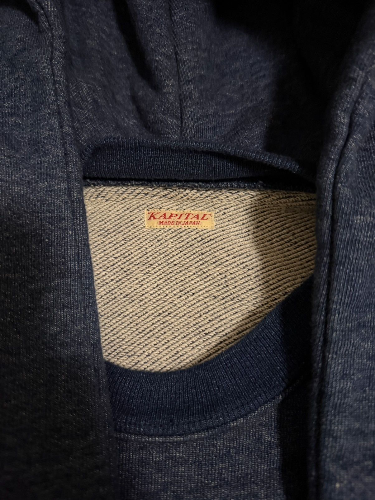 Kapital Kountry Kapital KNIT BORA KESA PARKA - INDIGO Size US L / EU 52-54 / 3 - 4 Thumbnail