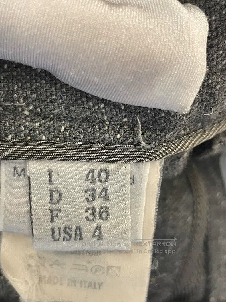 Brunello Cucinelli Brunello Cucinelli Grey Wool Drawstring Casual Pants Size 26" / US 2 / IT 38 - 4 Thumbnail