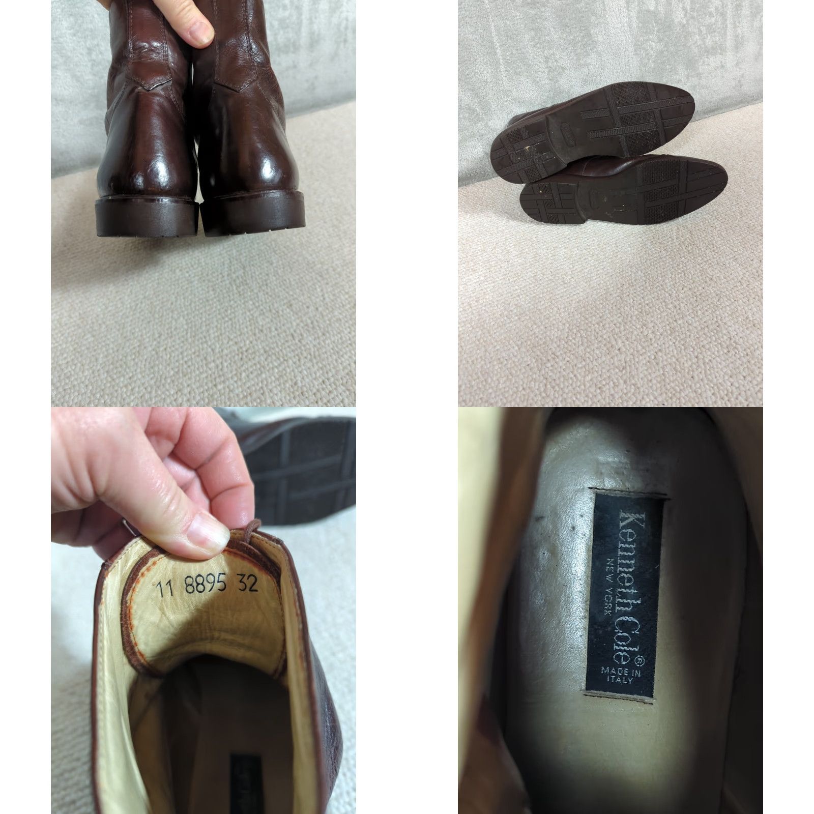 Kenneth Cole Kenneth Cole Chukka Boots Mens 11 Brown Leather Made In Italy Lace Up Beatle Boots Winter Casual Leather Lining Rubber Outsole Skinny? Size US 11 / EU 44 - 8 Thumbnail