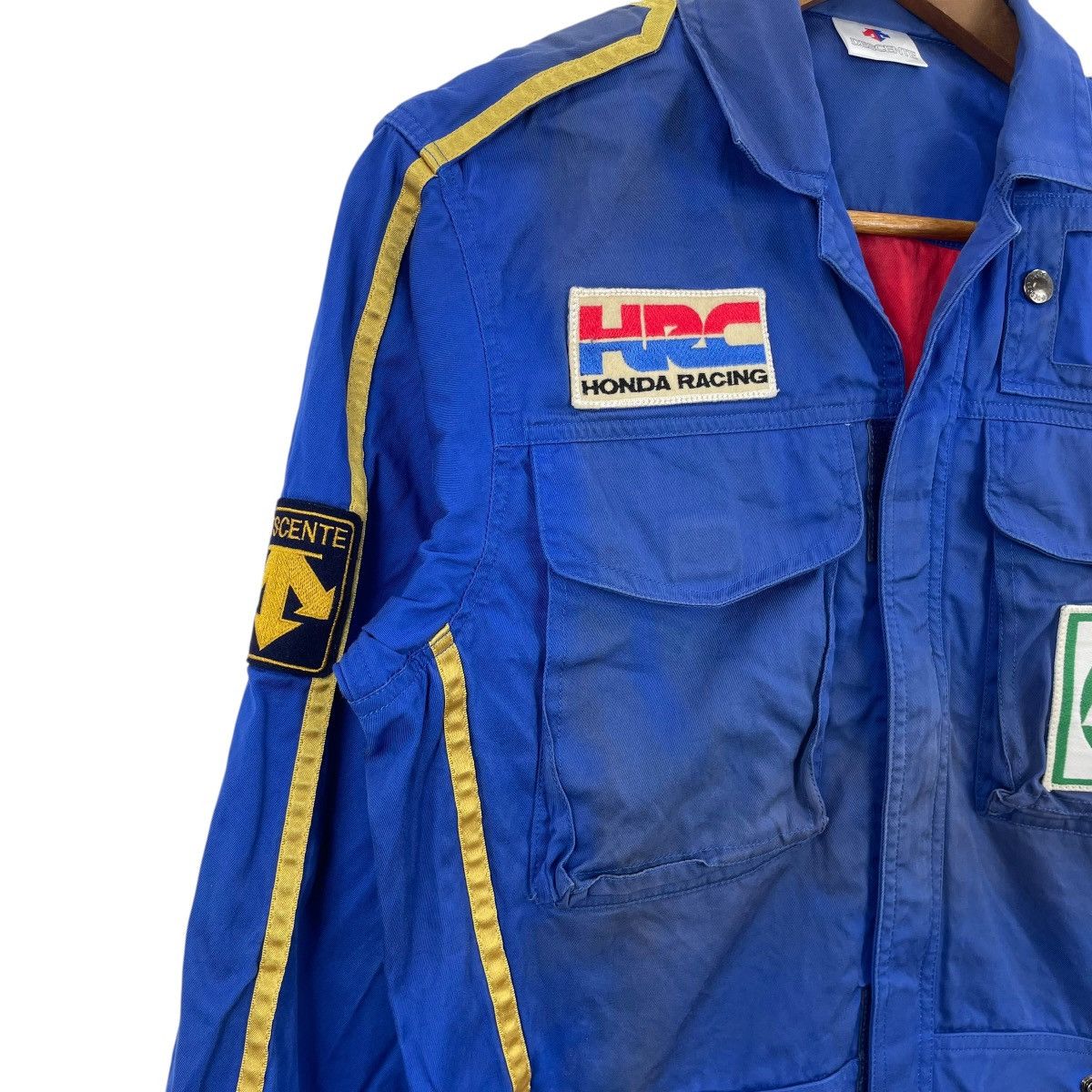 Descente × Honda Vintage 90s Honda HRC Overalls Coveralls SuitDescente Jacket Size US 36 / EU 52 - 8 Thumbnail