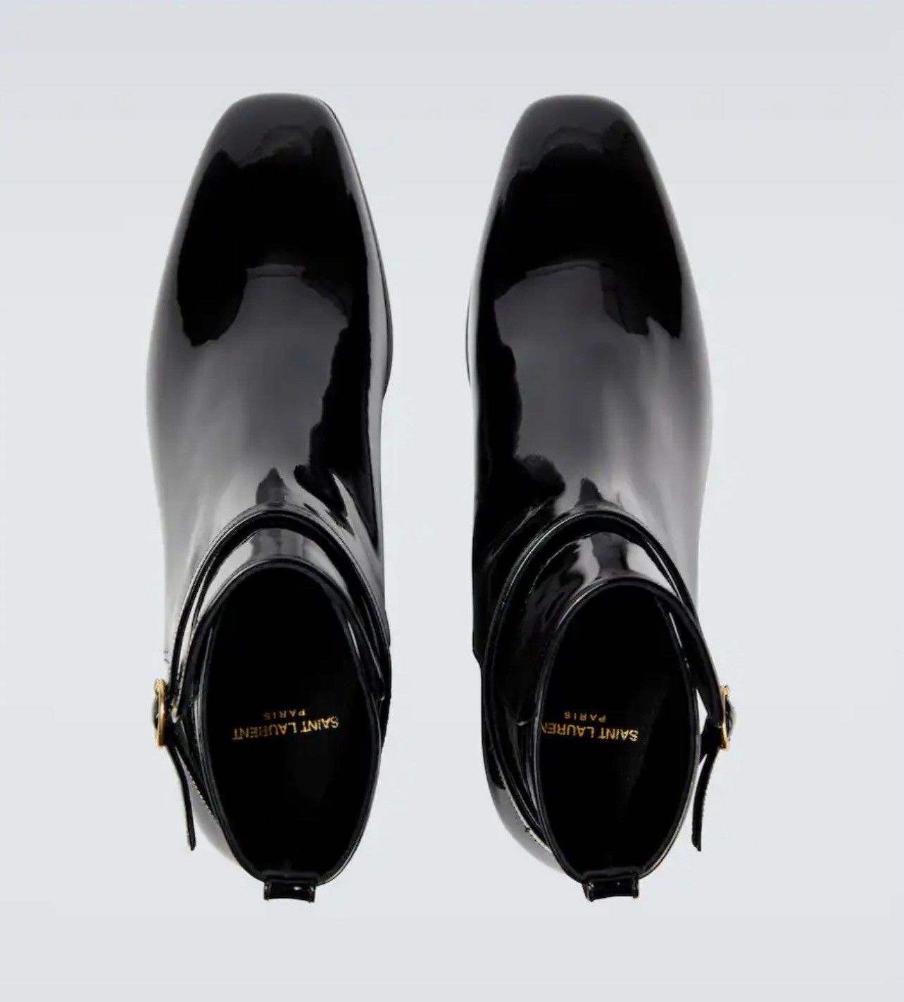 Saint Laurent Paris Saint Laurent Jodhpur patent leather ankle boots Size US 11 / EU 44 - 4 Thumbnail
