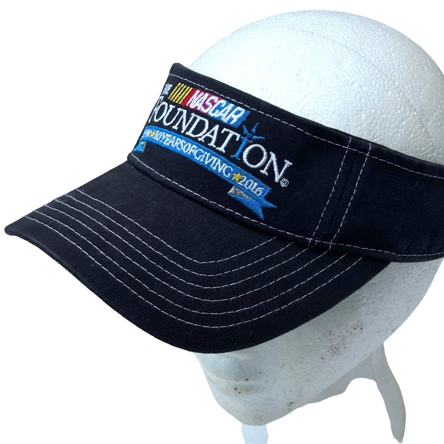 NASCAR Black & Blue Nascar Men's Visor Size ONE SIZE - 2 Thumbnail