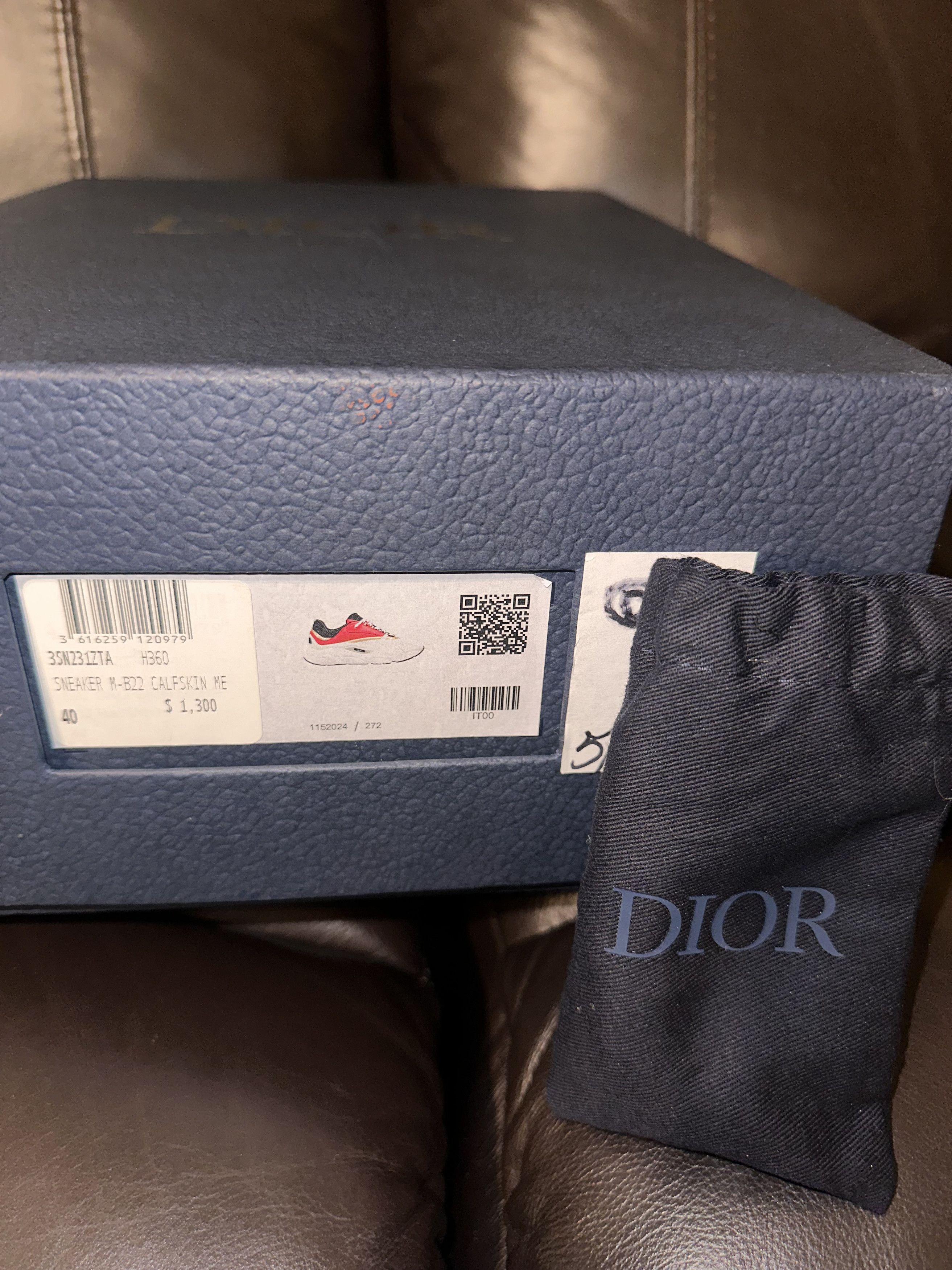 Dior Dior B23 High Top Oblique Sneakers – Size EU 40/US 7.5 (men) Size US 7.5 / EU 40-41 - 6 Thumbnail