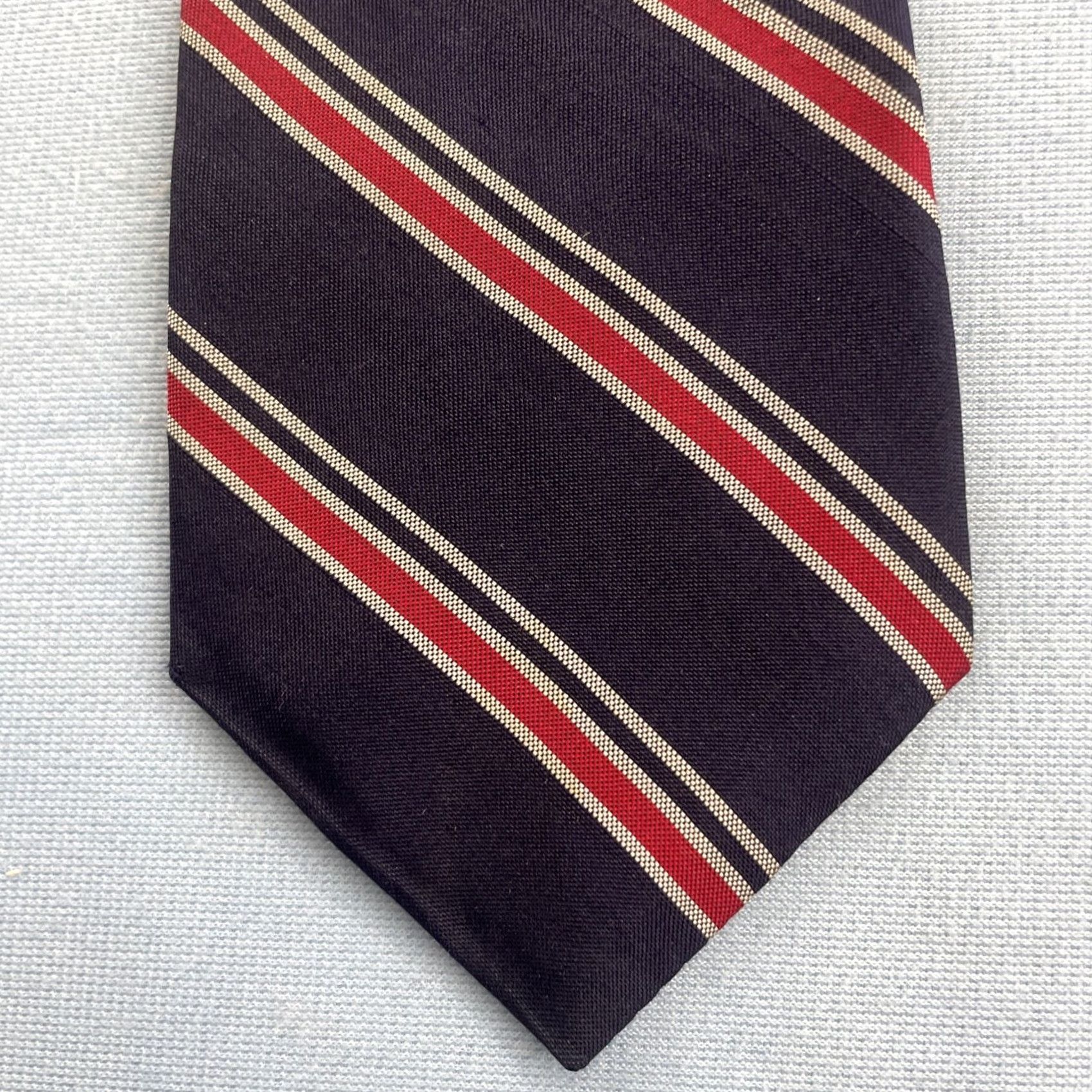 Vintage VINTAGE Port ofTacoma Silk Neck Tie Your Tie to the Pacific Blue Red Repp Tie 3x56 Wear Size ONE SIZE - 7 Thumbnail